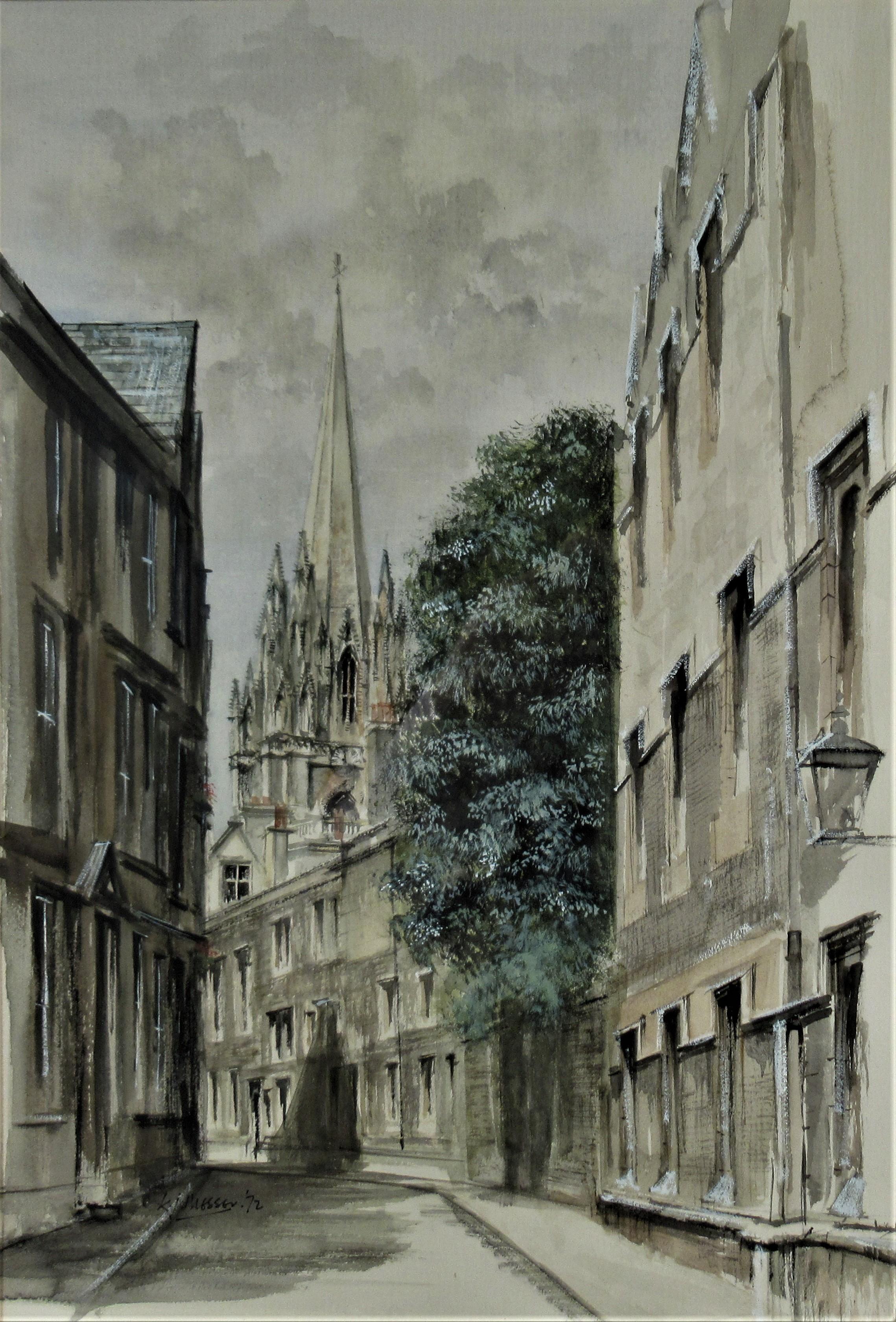 Street in Oxford - Art by Ken Messer