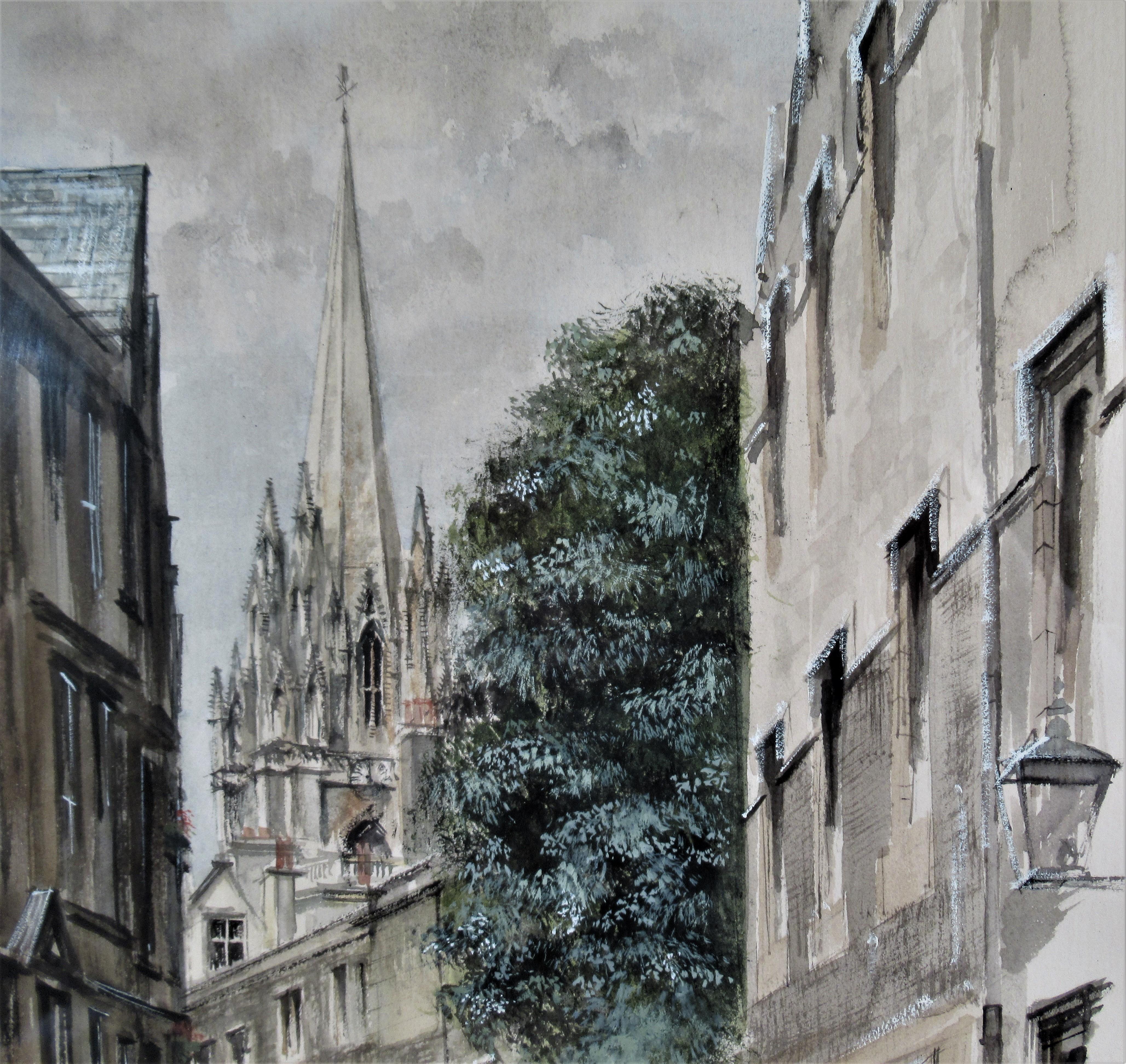 Oxford Street in Oxford (Realismus), Art, von Ken Messer