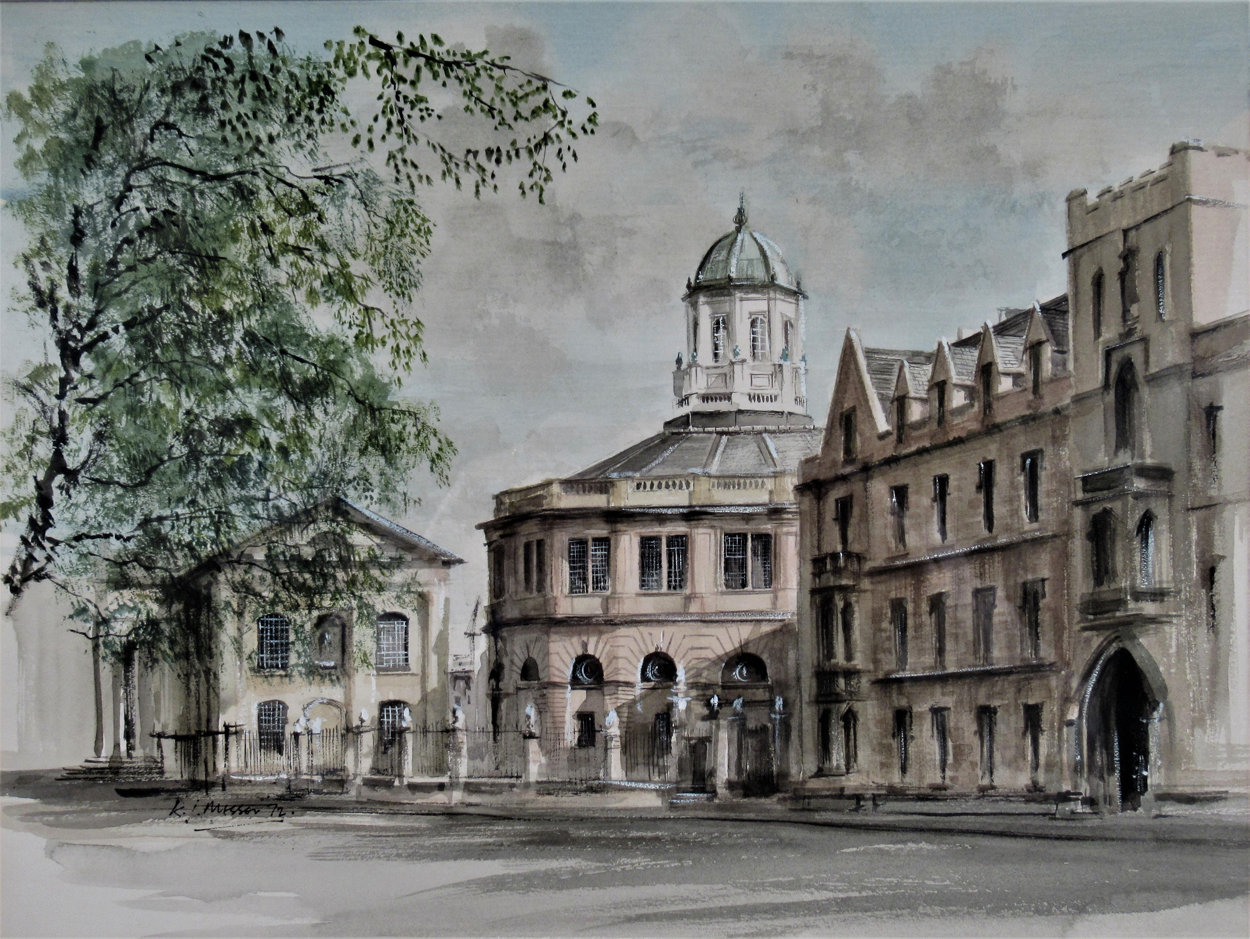  Oxford Cityscape #2 - Art by Ken Messer