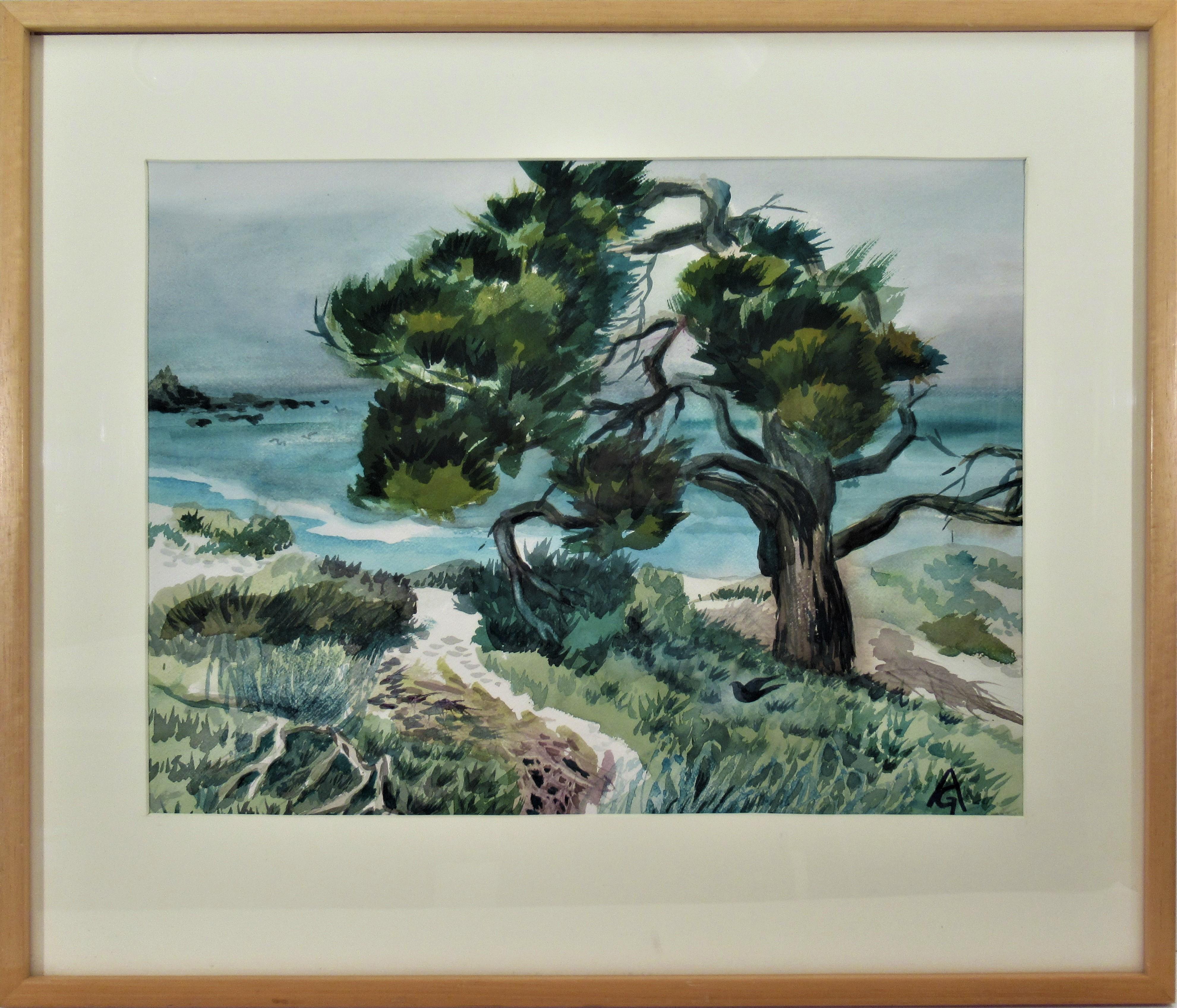 Arnold A. Grossman Figurative Art - Monterey Coast, California