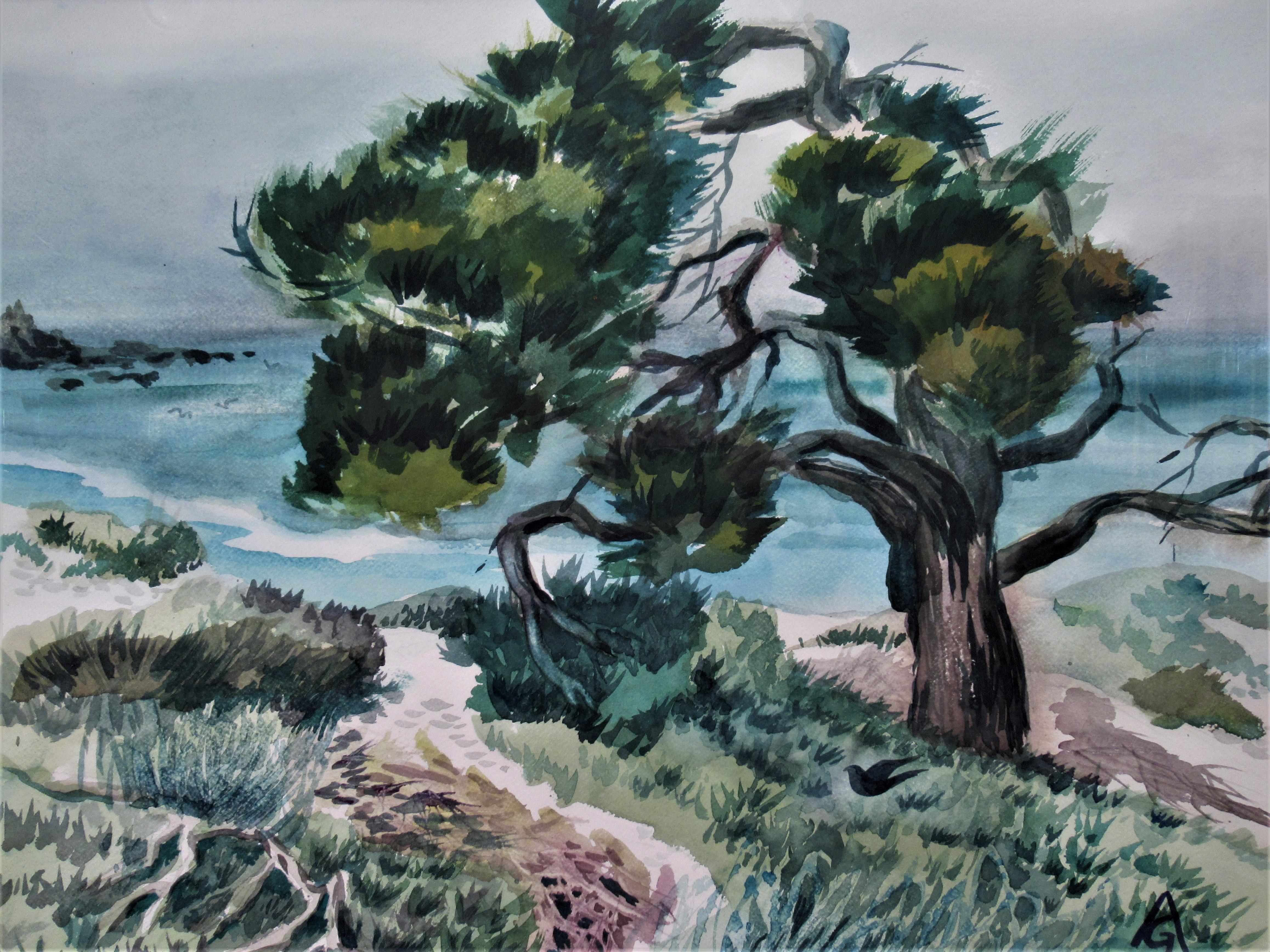 Monterey Coast, California - Art by Arnold A. Grossman