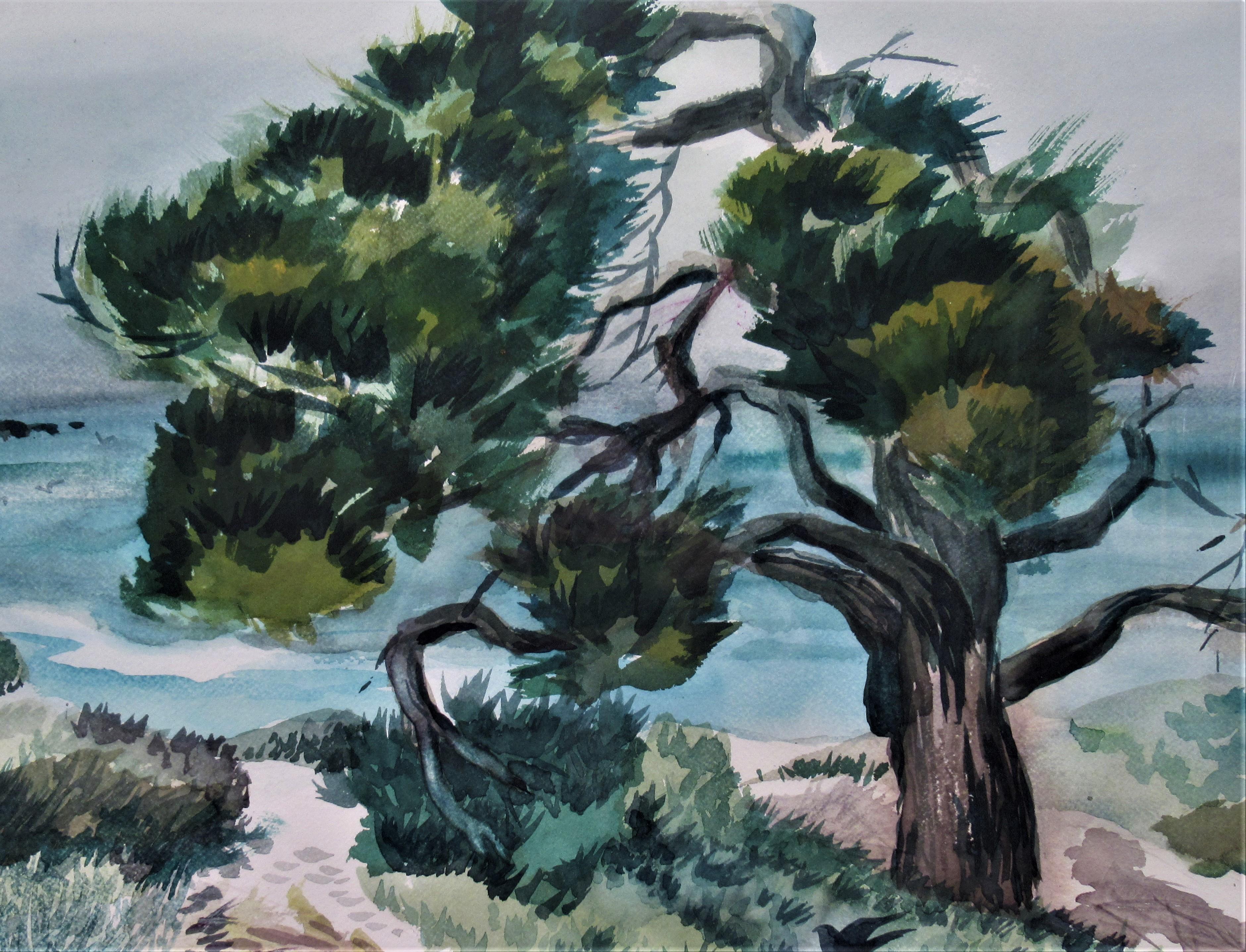 Monterey Coast, California - American Impressionist Art by Arnold A. Grossman