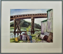 Der alte Trestle, San Rafael, Kalifornien