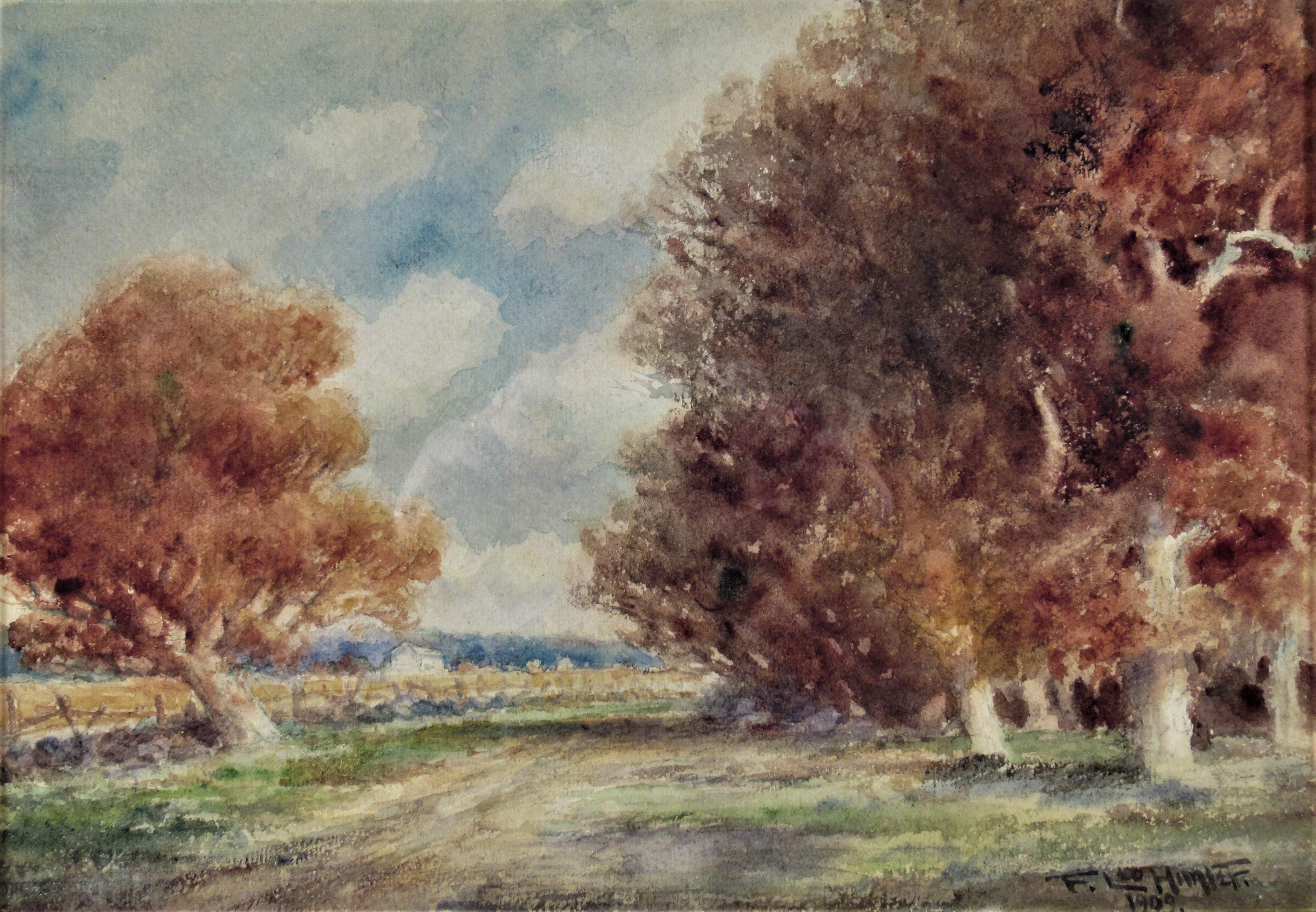 Landscape with Trees - Art by Frederick Leo Hunter