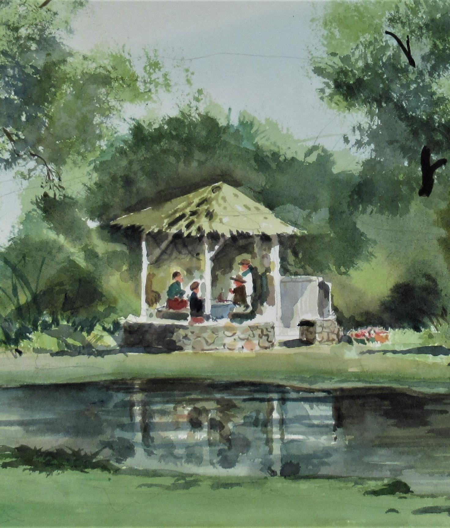 La glorieta - Art Impresionista de Jake Lee
