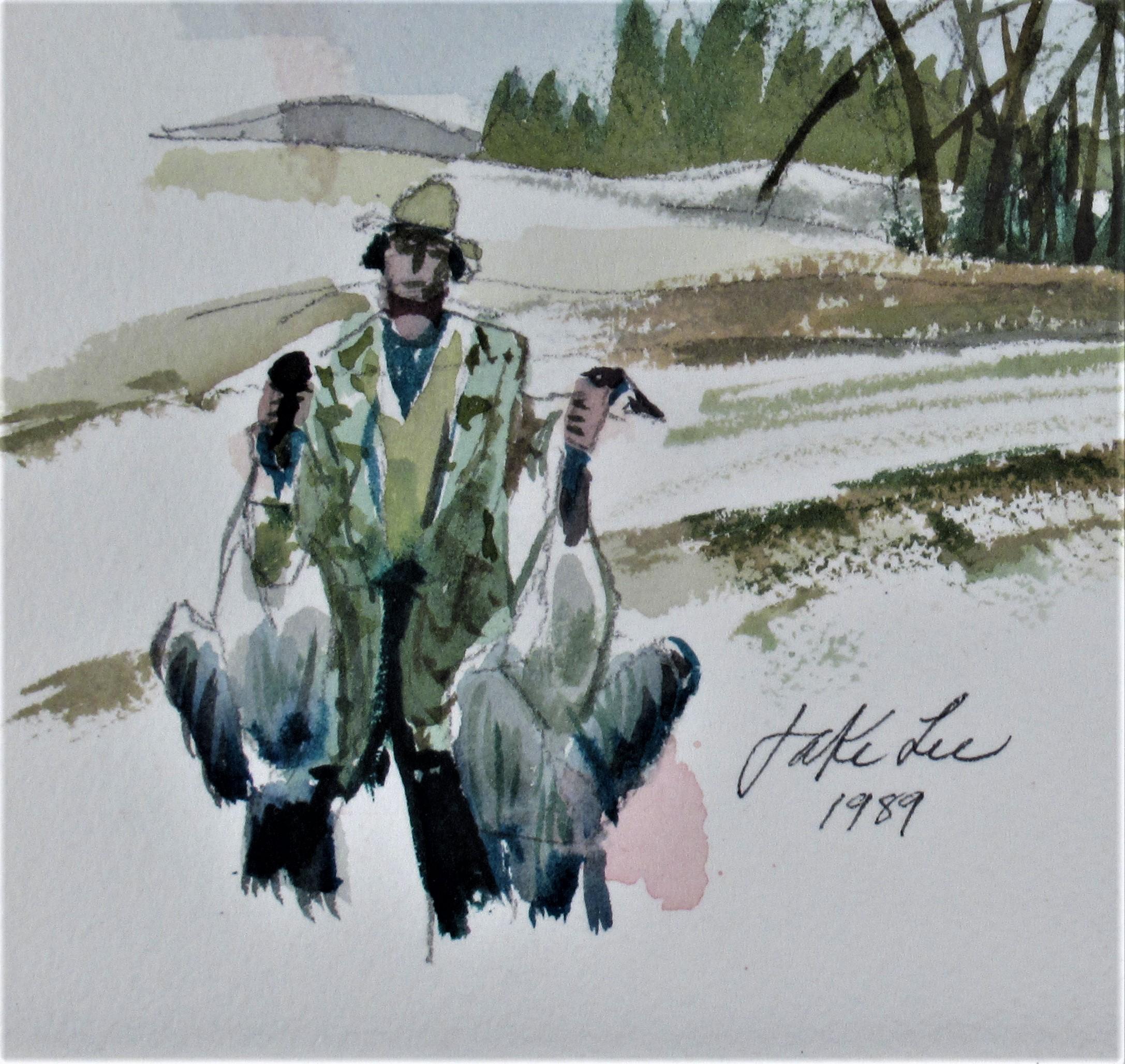 „Der Ente Jäger“ (Impressionismus), Art, von Jake Lee