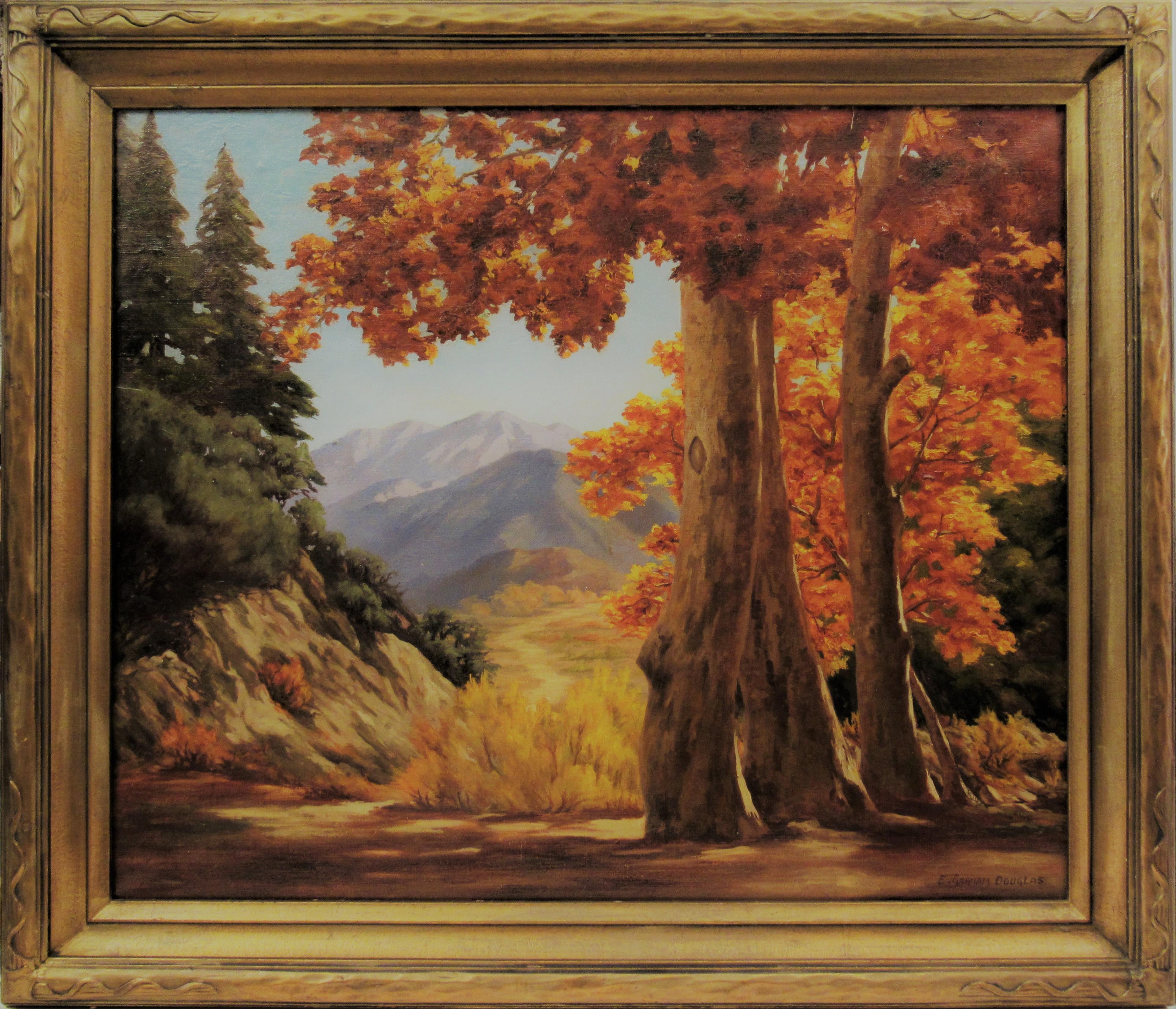 Earl Graham Douglas Figurative Painting - California Landscape 