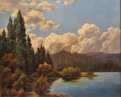 Kalifornienische Landschaft mit Lake