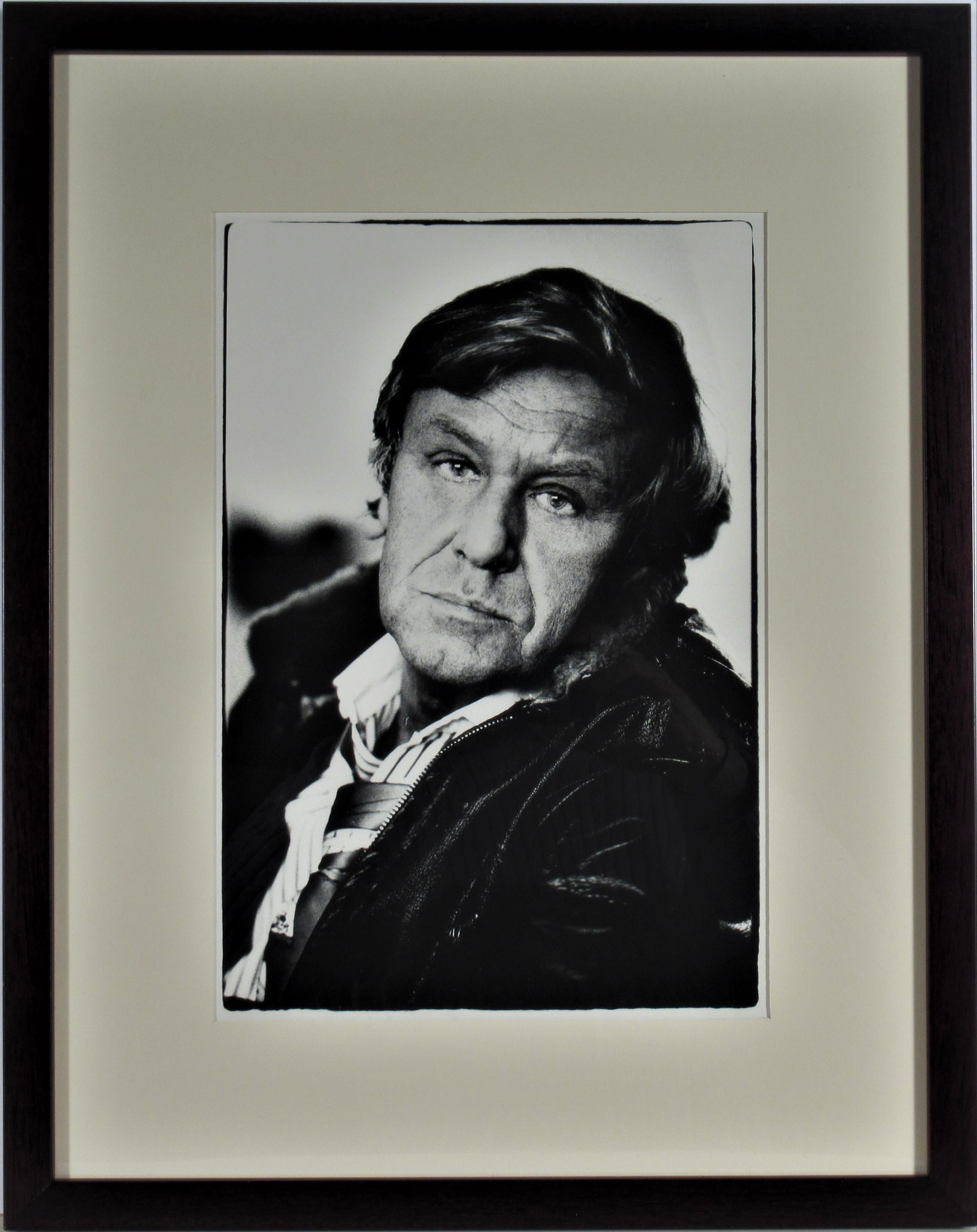 Michael Andreas Russ Black and White Photograph - German Actor Frank Horst, Hamburg 1989