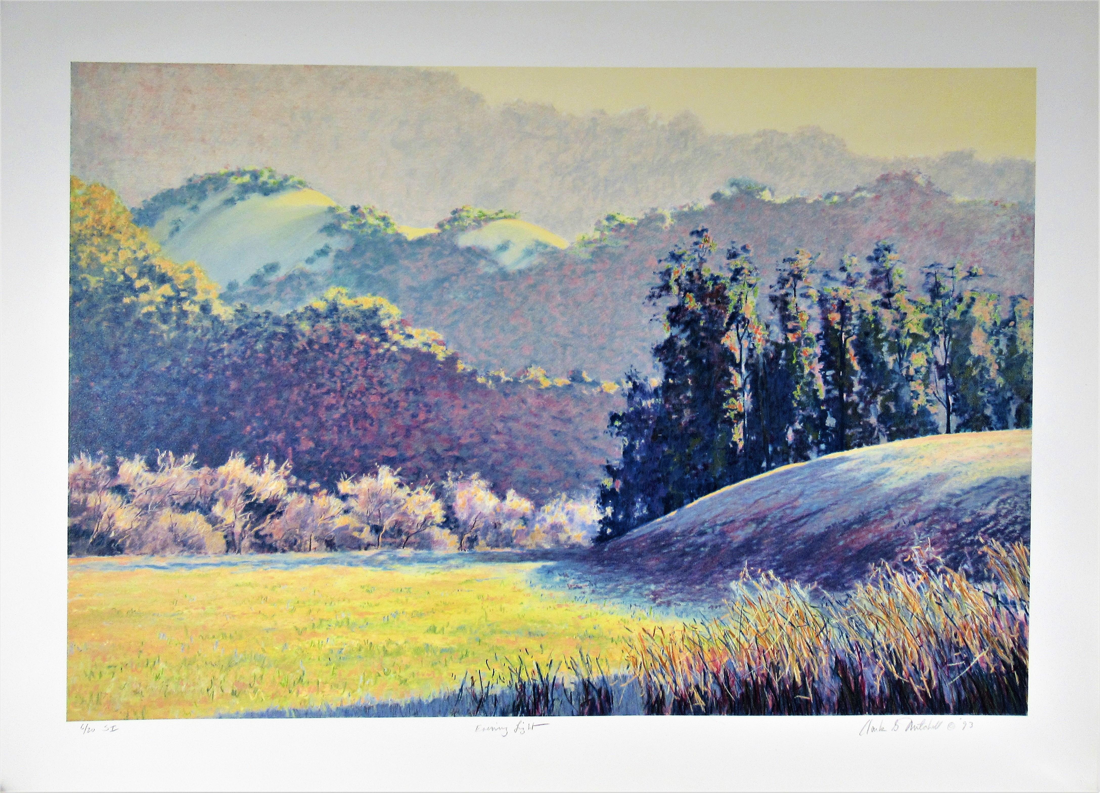 Clark Mitchell Landscape Print - Evening Light