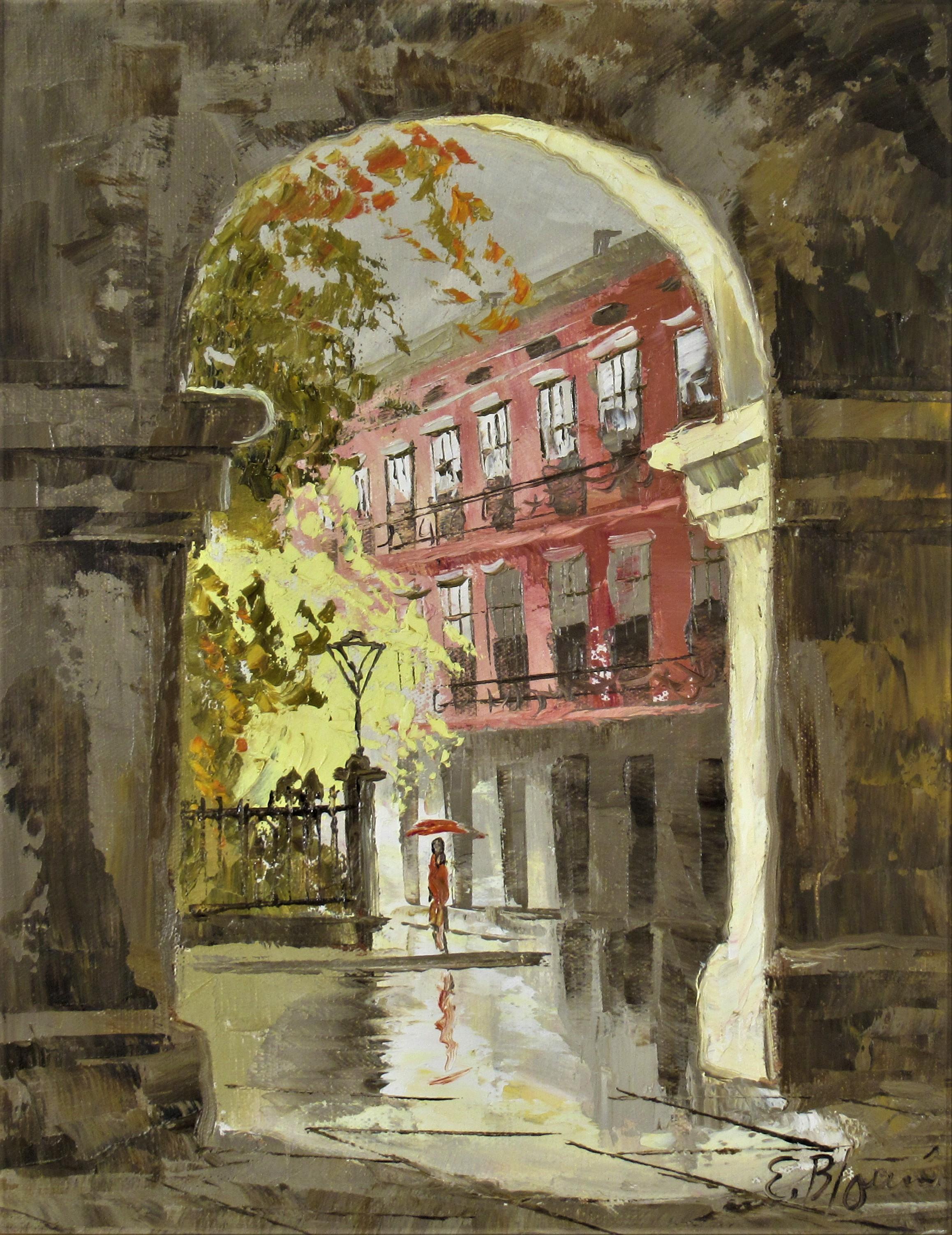 French Quarter, New Orleans - Painting by Edmund (Ed) Chuck Blouin