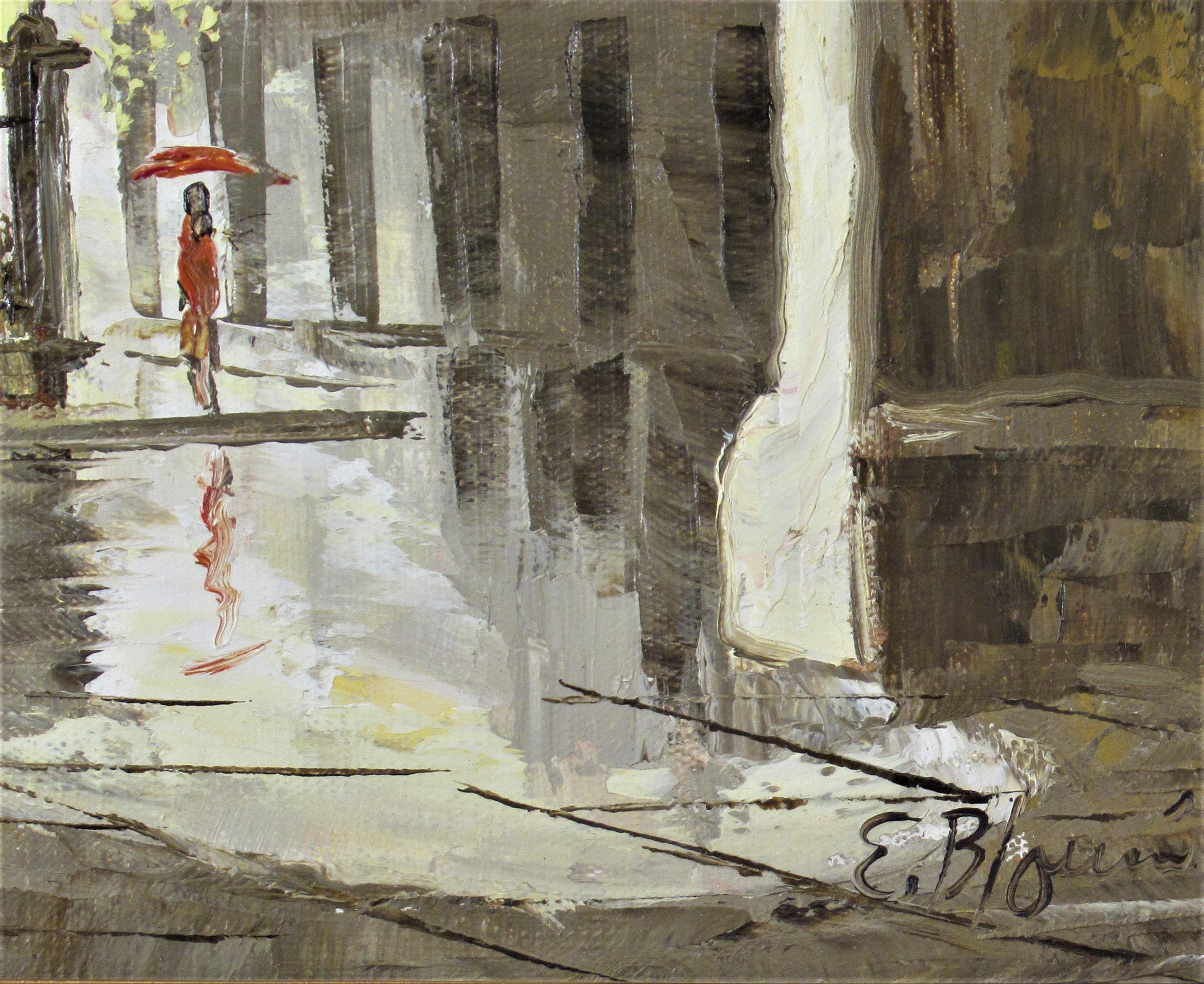 French Quarter, New Orleans - American Impressionist Painting by Edmund (Ed) Chuck Blouin