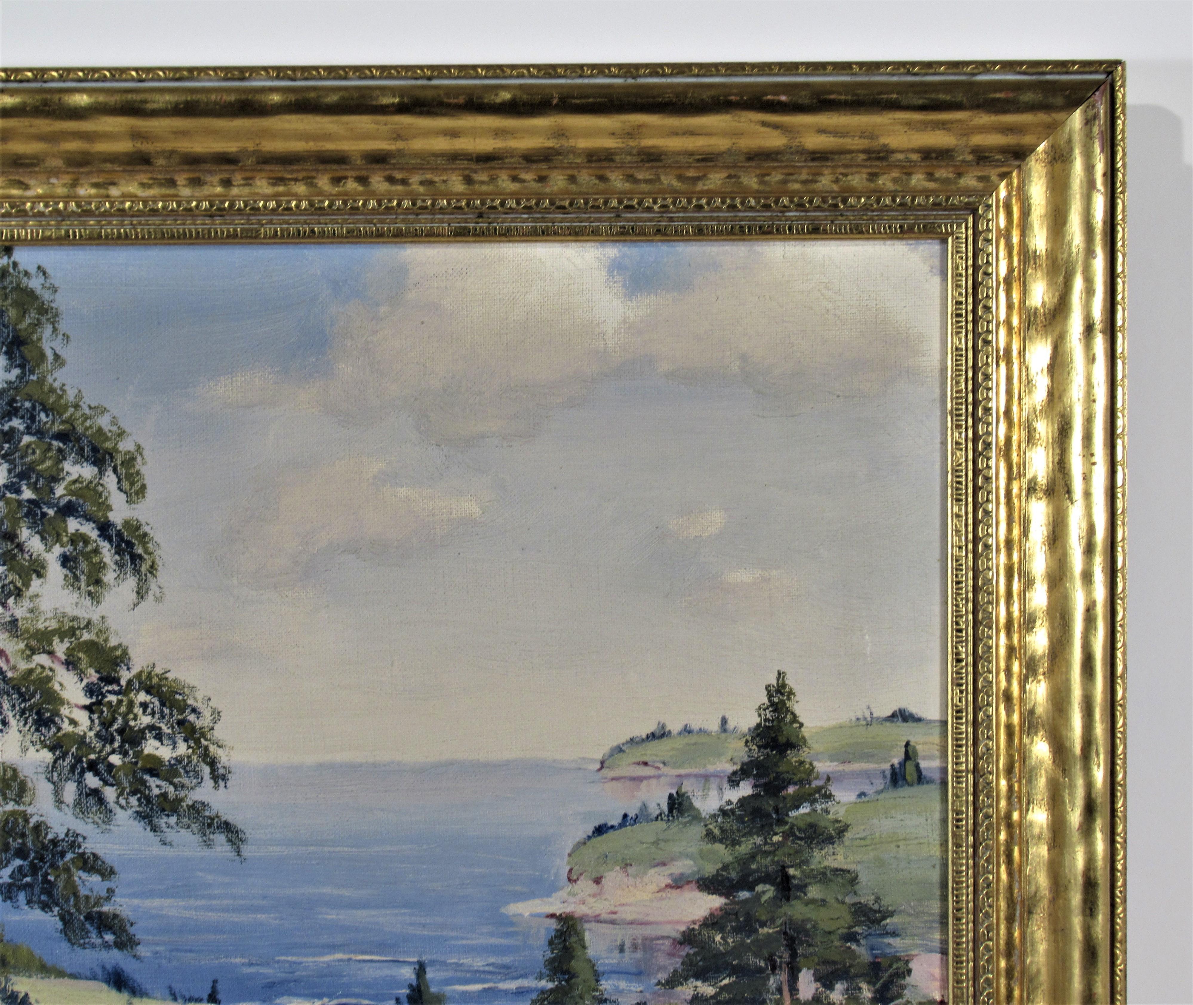 Landscape - American Impressionist Painting by Ernest Fredericks
