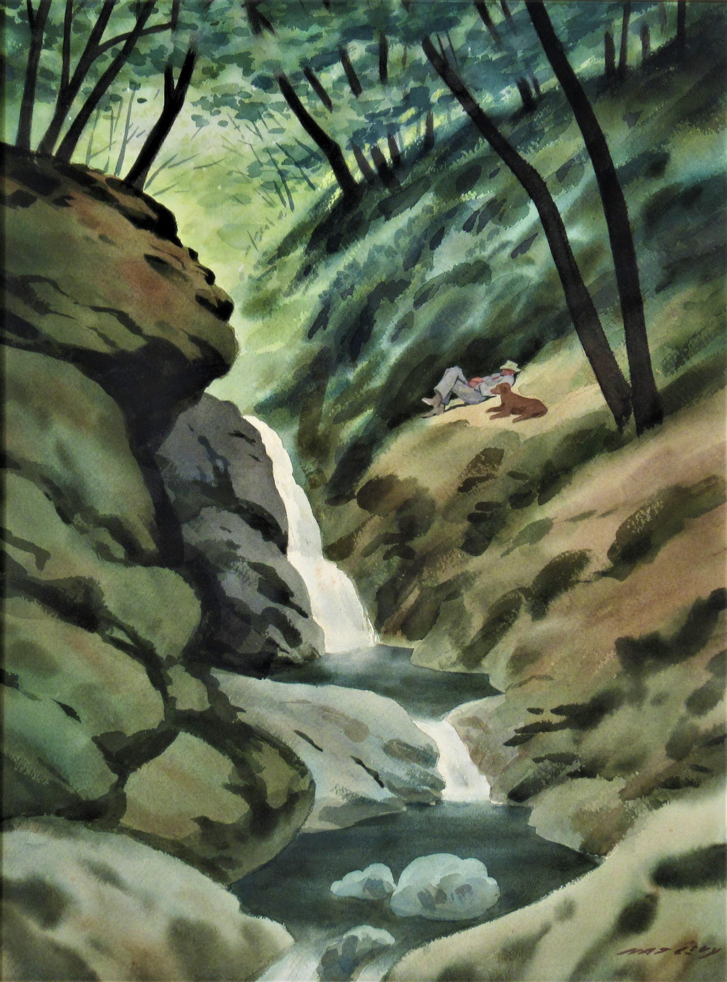 Restaurés et en train de se reposer - Art de Nat Levy