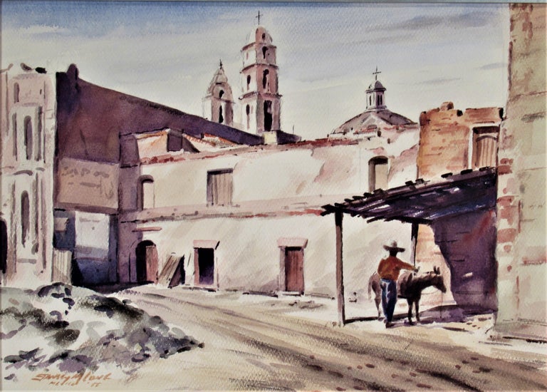 Down in Mexico Way - Art by Stanley M. Long