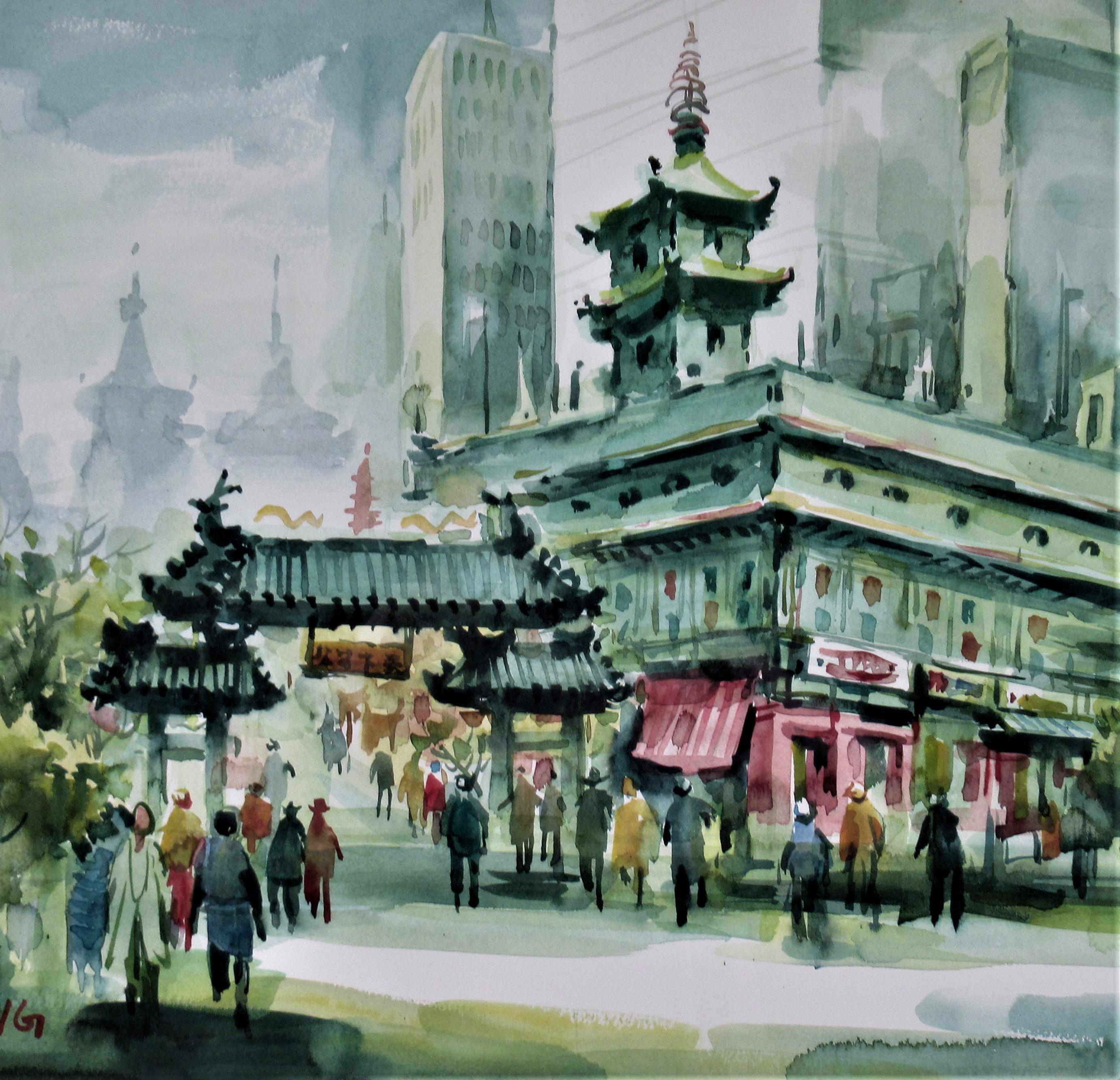Chinatown, San Francisco - Realist Art by Sun Ying