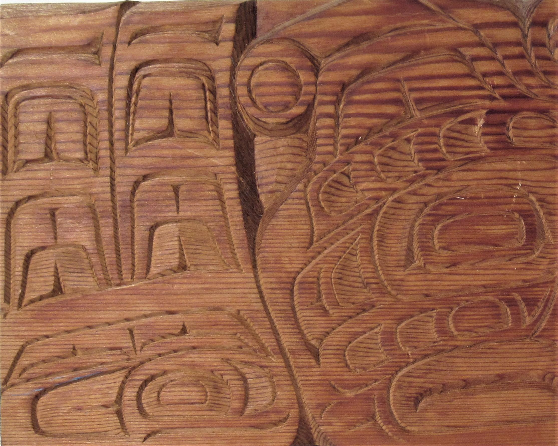 Kwa-Giulth Thunderbird (Stammeskunst), Sculpture, von Kevin Cranmer