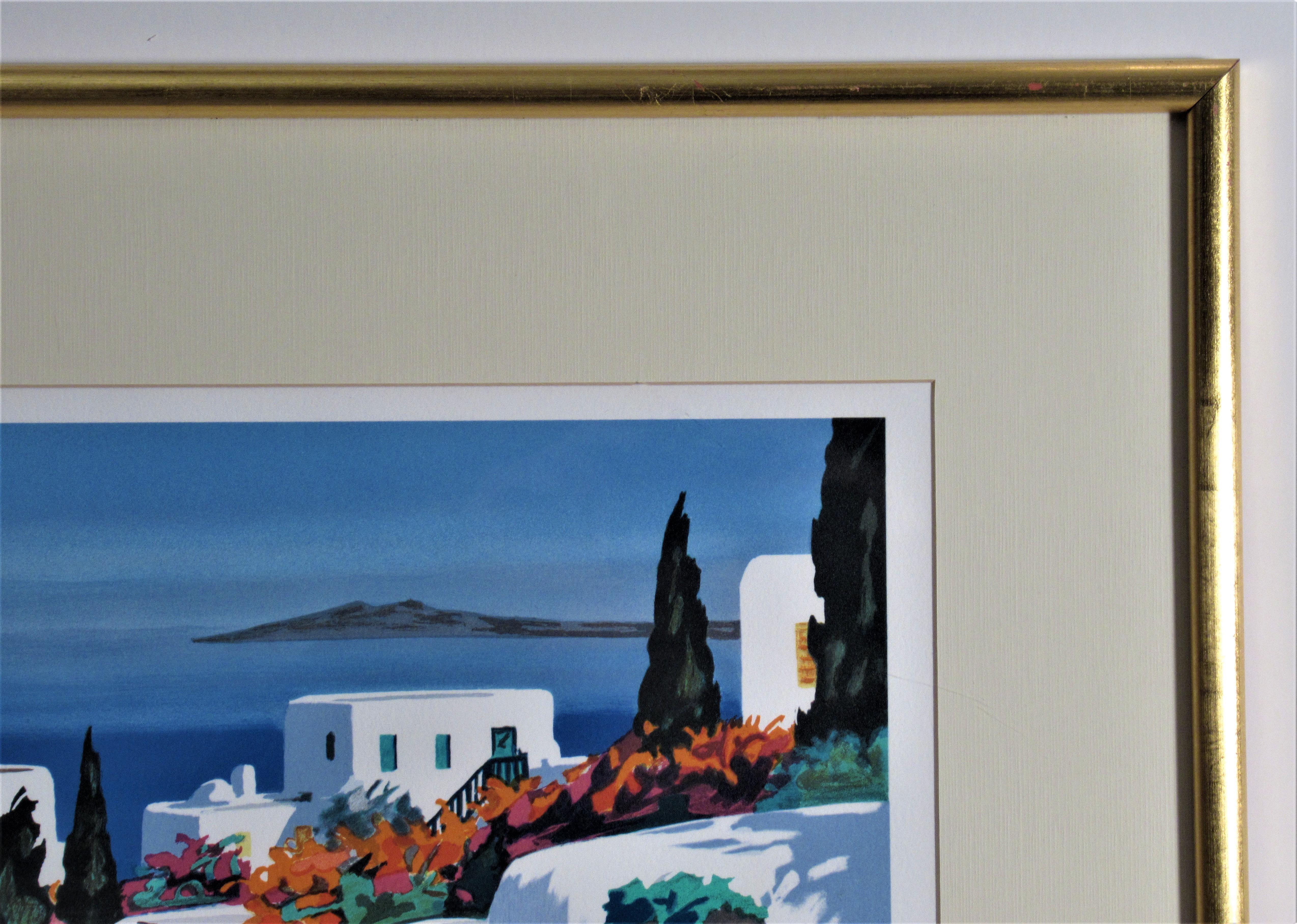 Mykonos, Greece II - Realist Print by Jean Claude Carsuzan