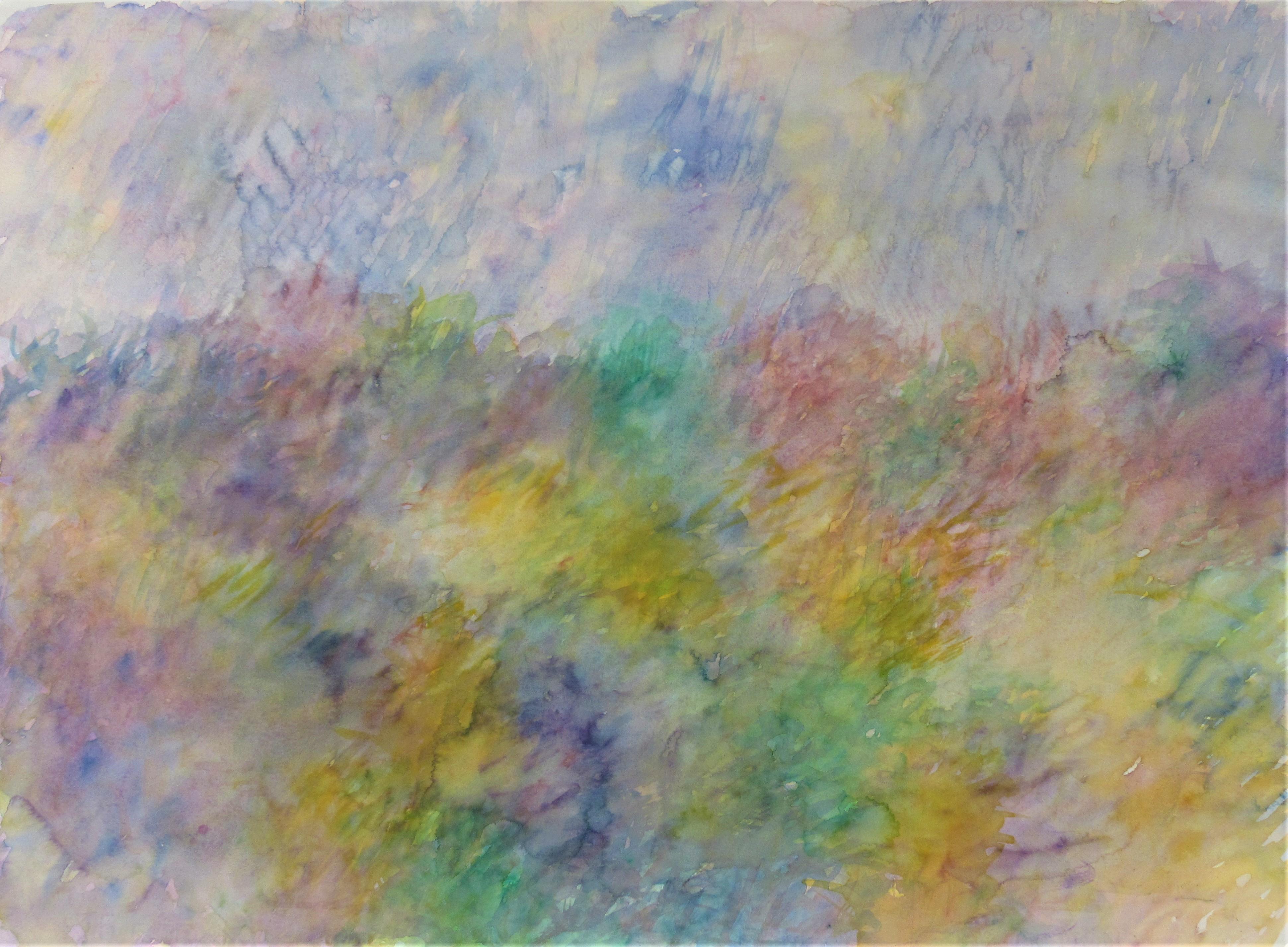 Kaji Aso Abstract Drawing - Flowers Field