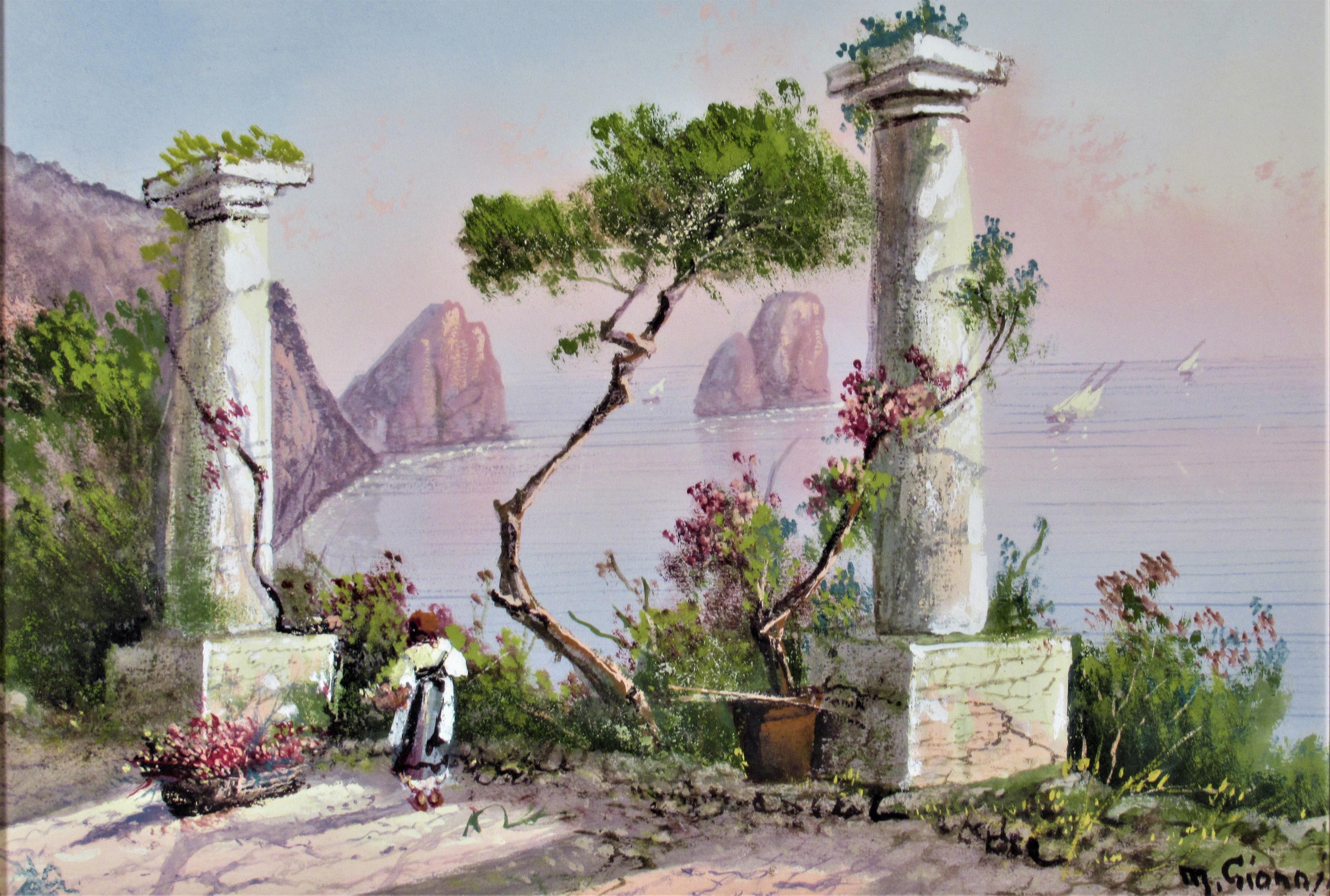 View of the Bay of Naples - Art by Maria Ada Gianni