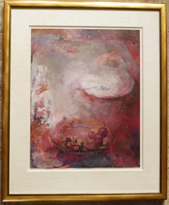 Still life with Fruit, Plate and Bottle