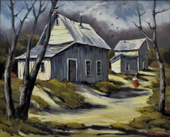 Landscape with Houses, California