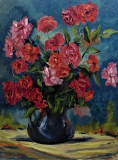 Roses dans un vase