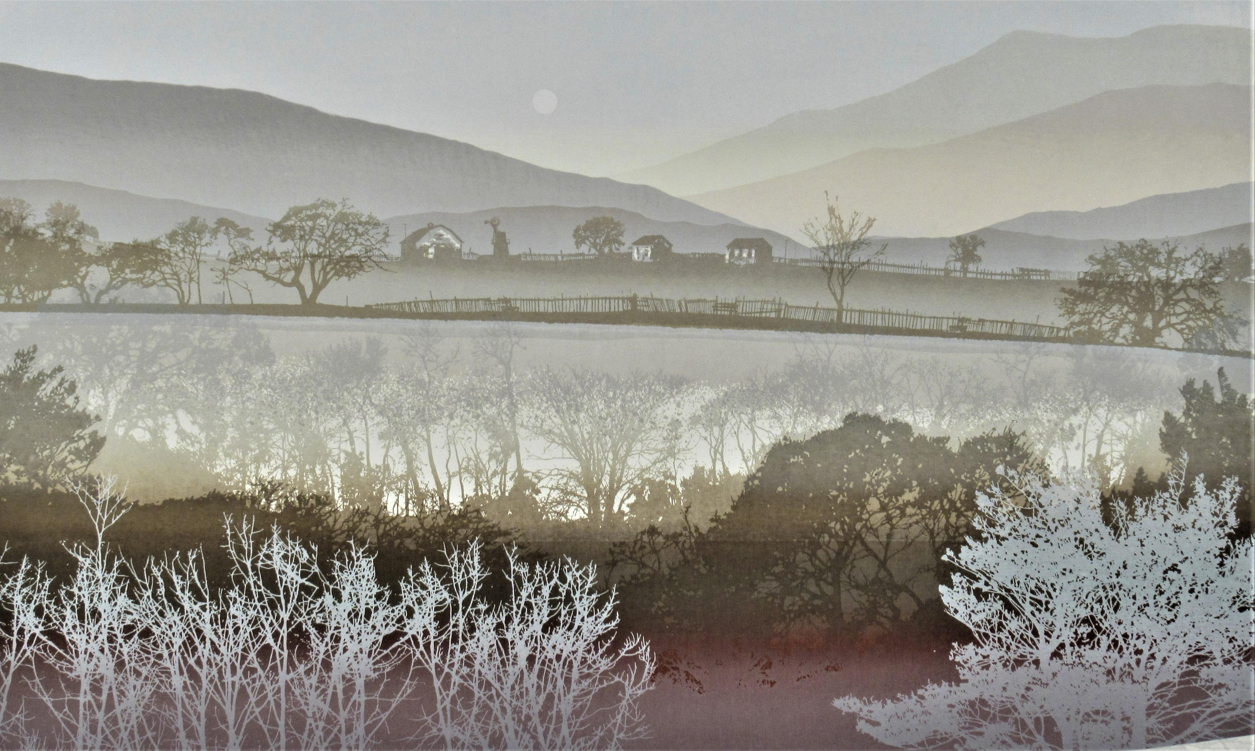Virgil Trasher Landscape Print - Los Banos