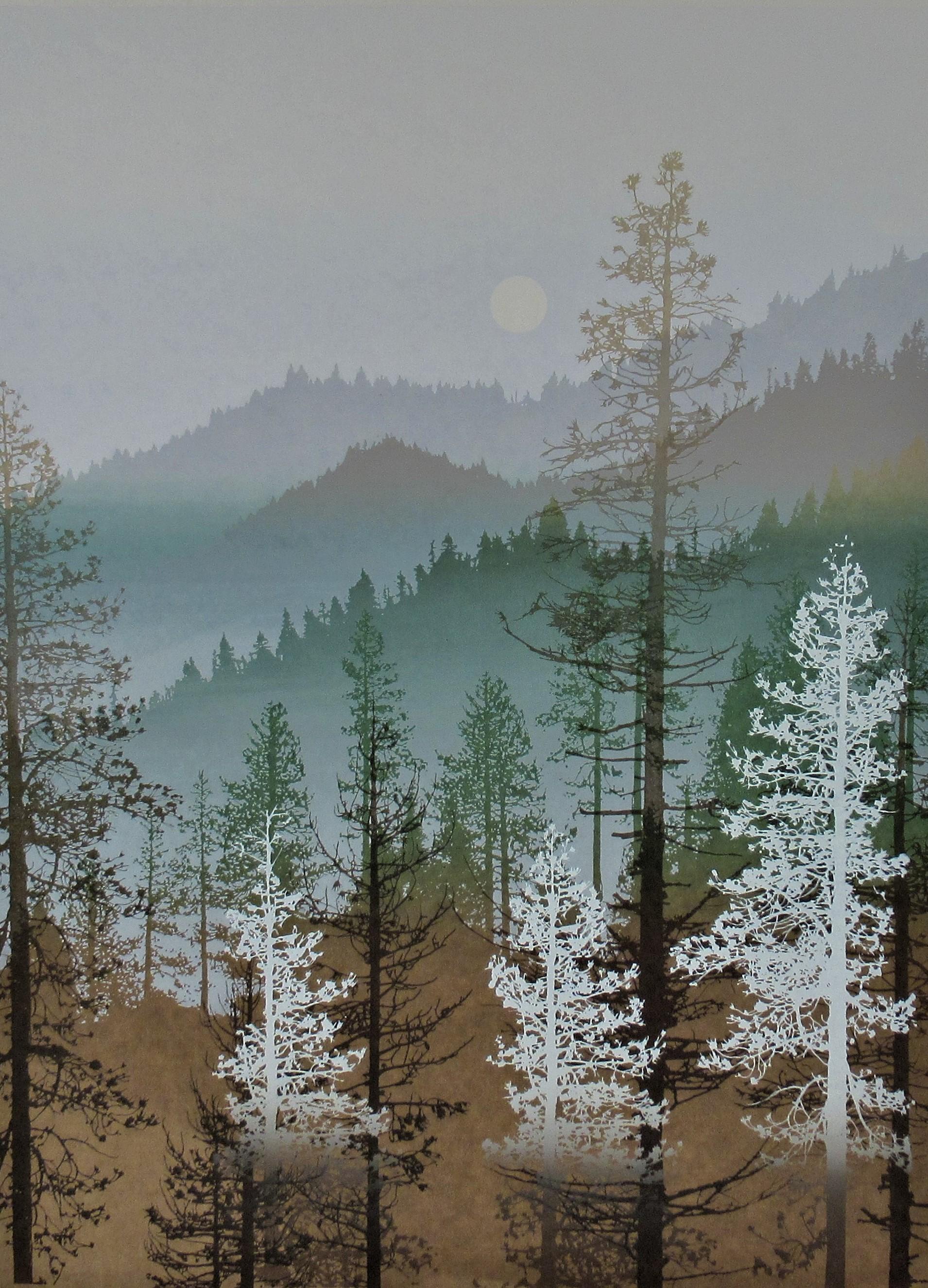 Virgil Trasher Landscape Print - Pine View