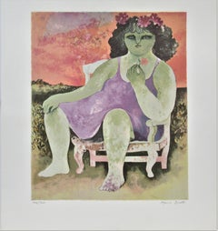 Girl on an Armchair 