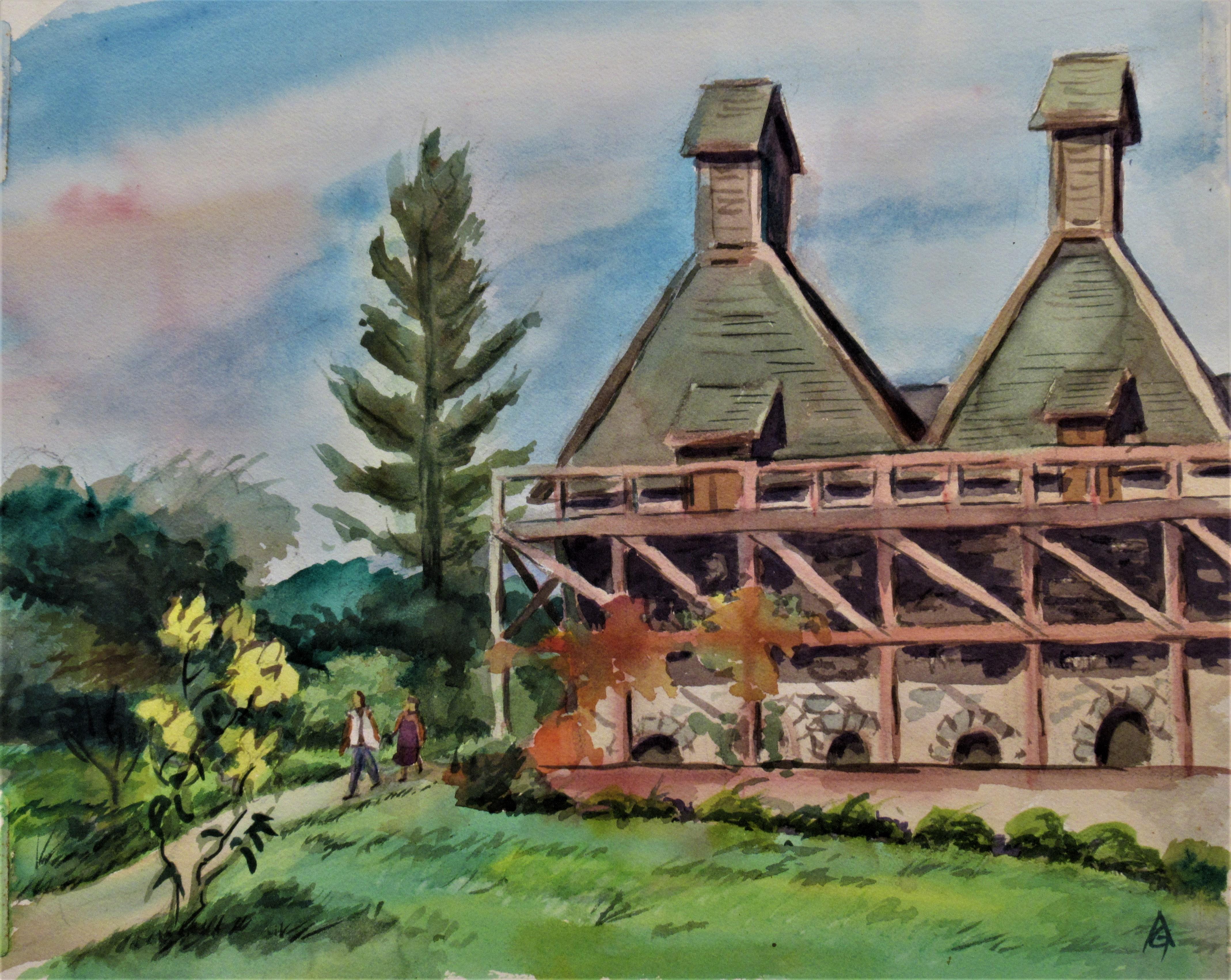 Arnold A. Grossman Landscape Art - The Old Factory