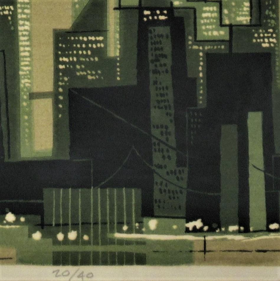 Skyline - American Modern Print by Sydney Glen Fossum