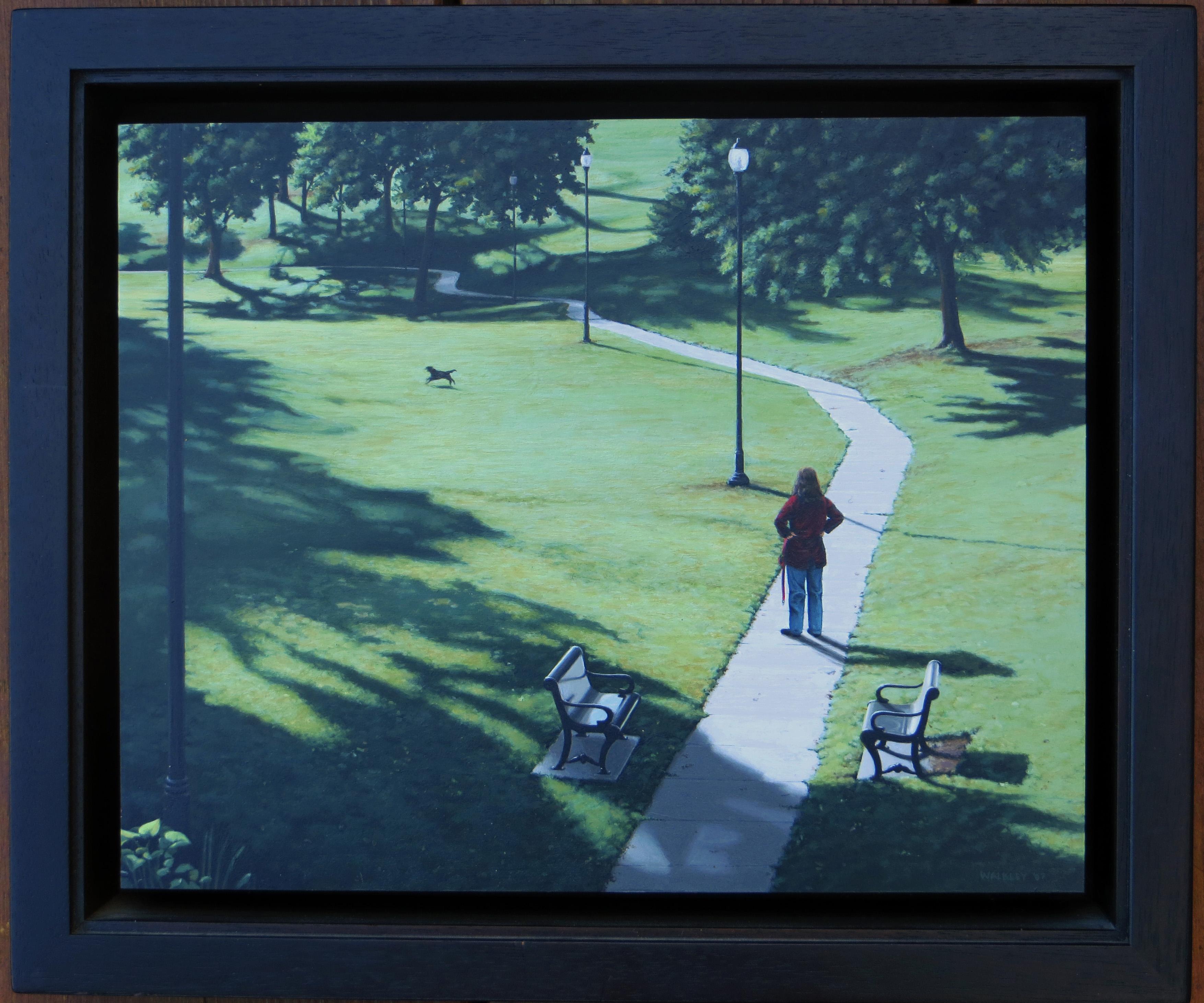 Bemis Park - Painting by Peter Walkley