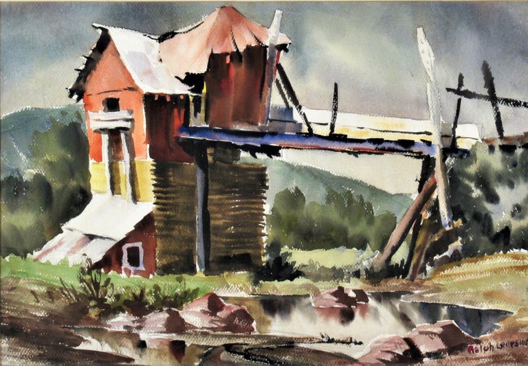 Landscape with House, California - Art by Ralph Ledesma