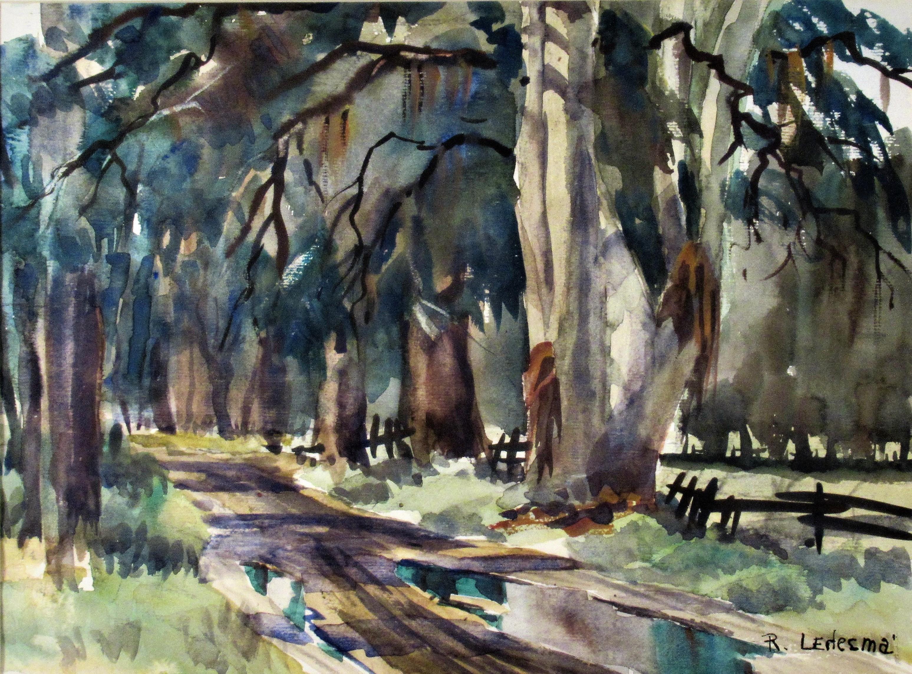 Country Trail, California - Art by Ralph Ledesma
