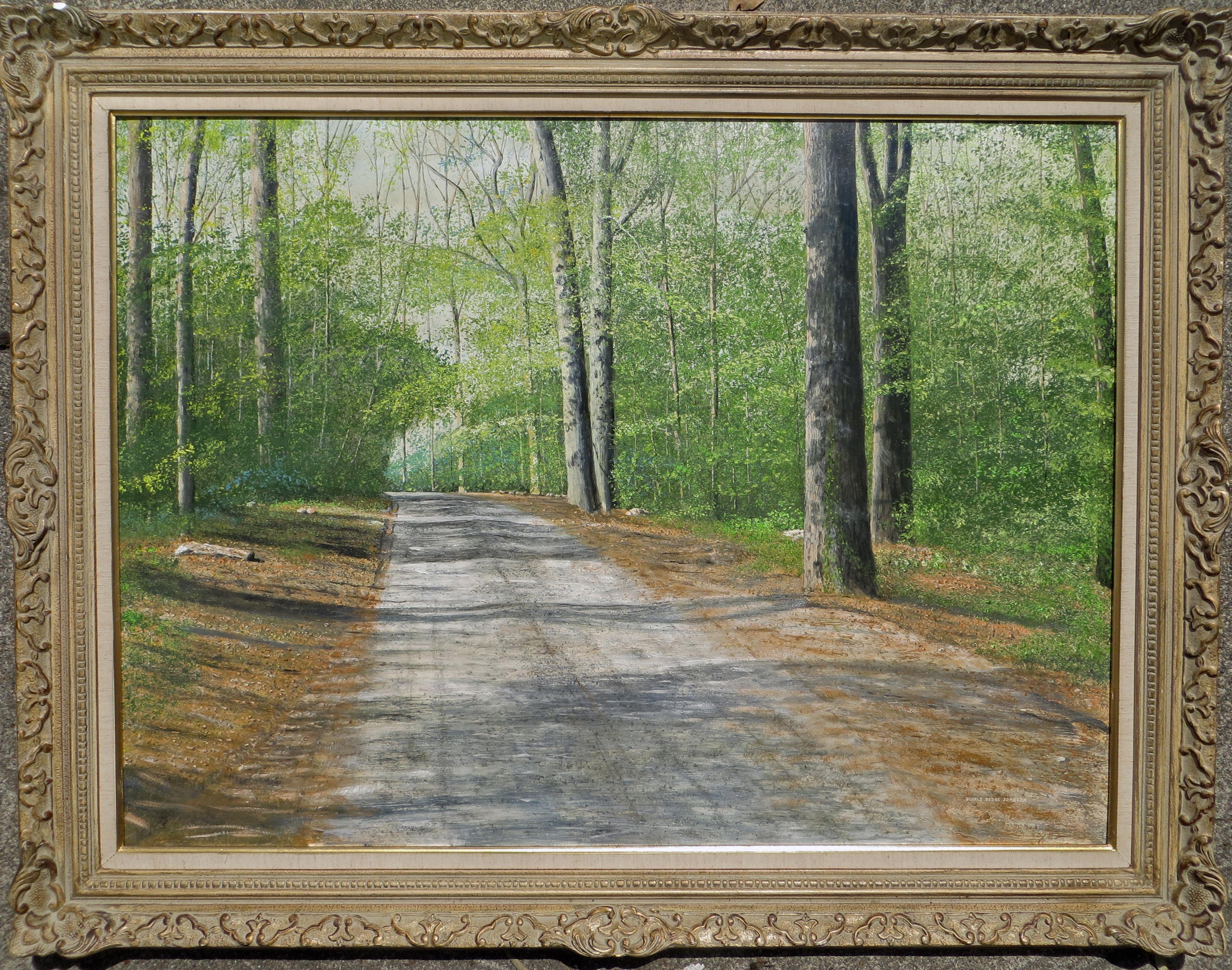 Sunlight in the Woods - Painting by Donald Dodge Johnson