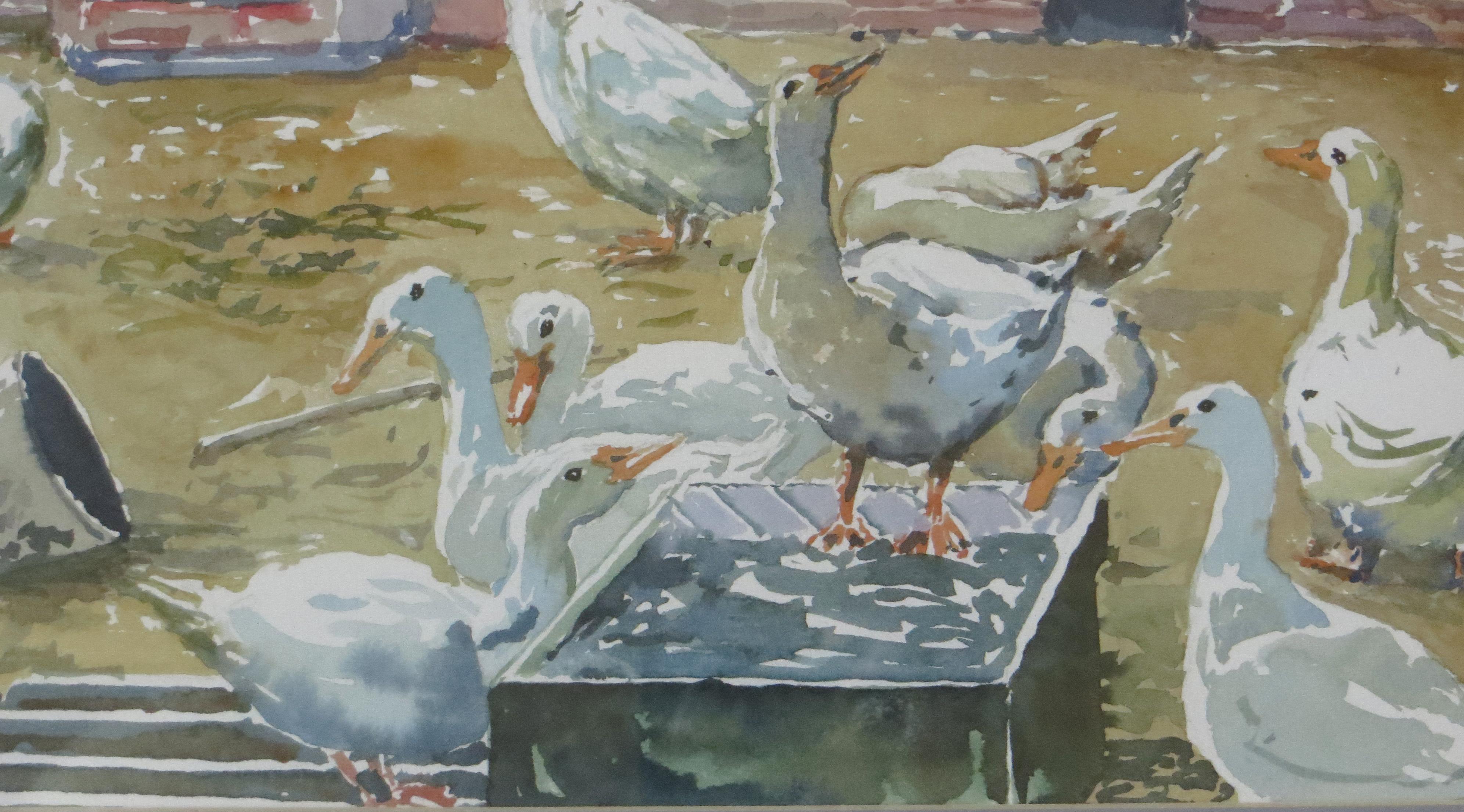 Sin título - Animal Painting Gris de Michael Bergt