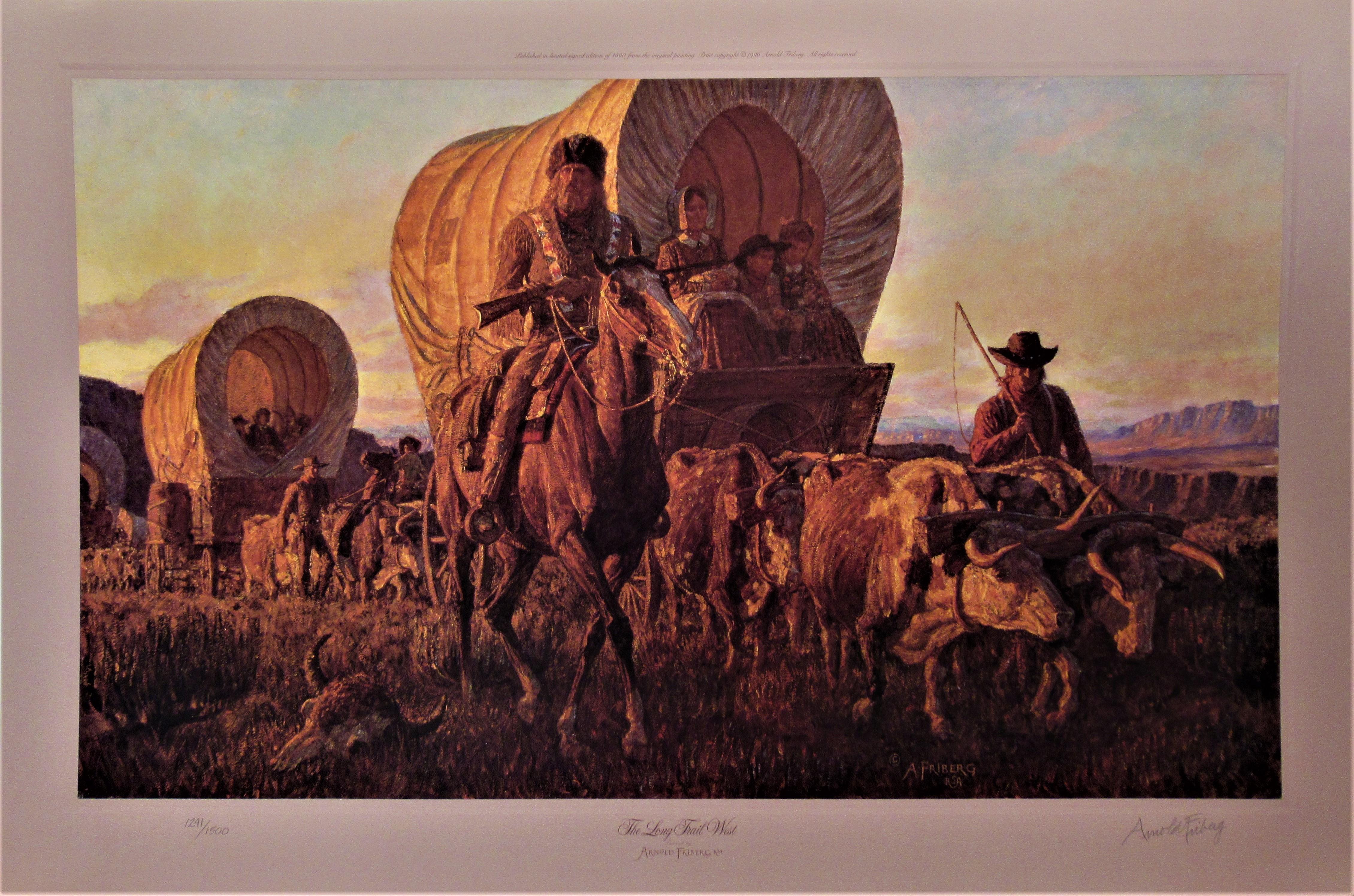 The Long Trail West – Print von Arnold Friberg