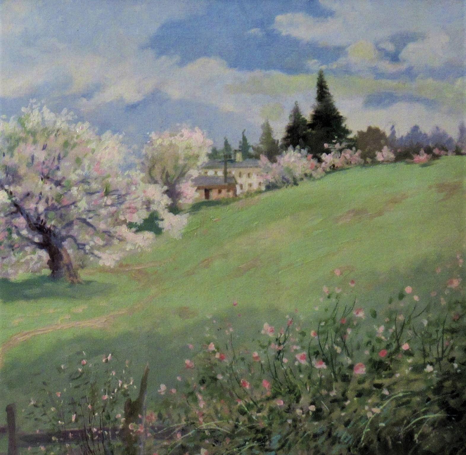Paesaggio - Figurative Painting Marrone di Frank Joseph Girardin
