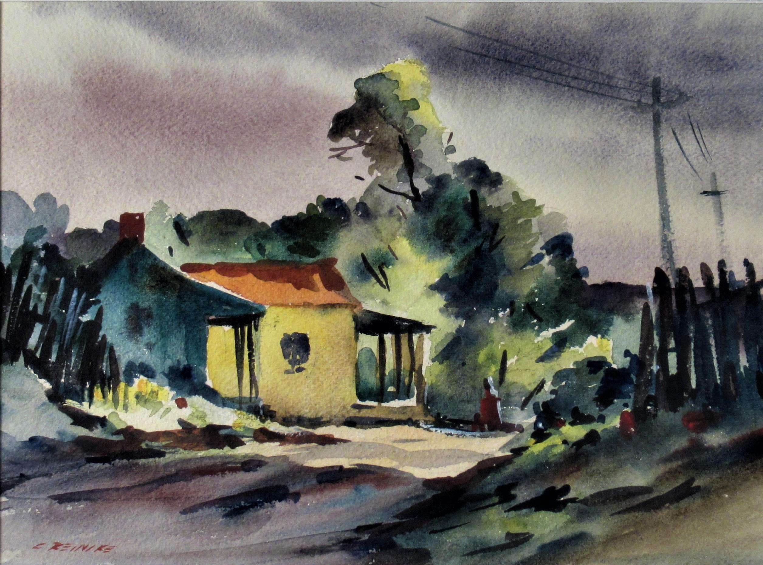 Landscape with House - Art by Charles Reinike