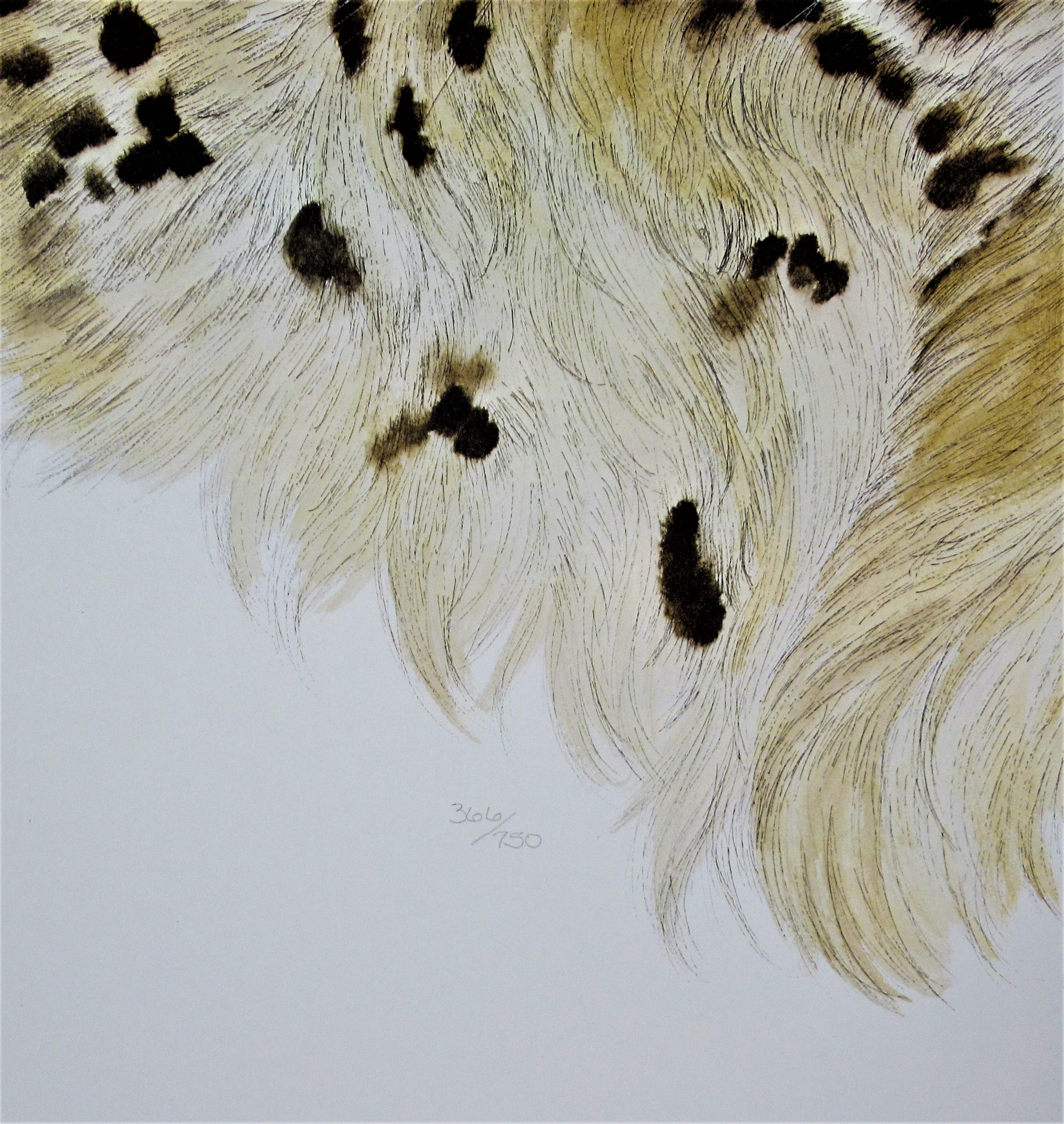 Leopard (Grau), Animal Print, von Jacquie Marie Vaux