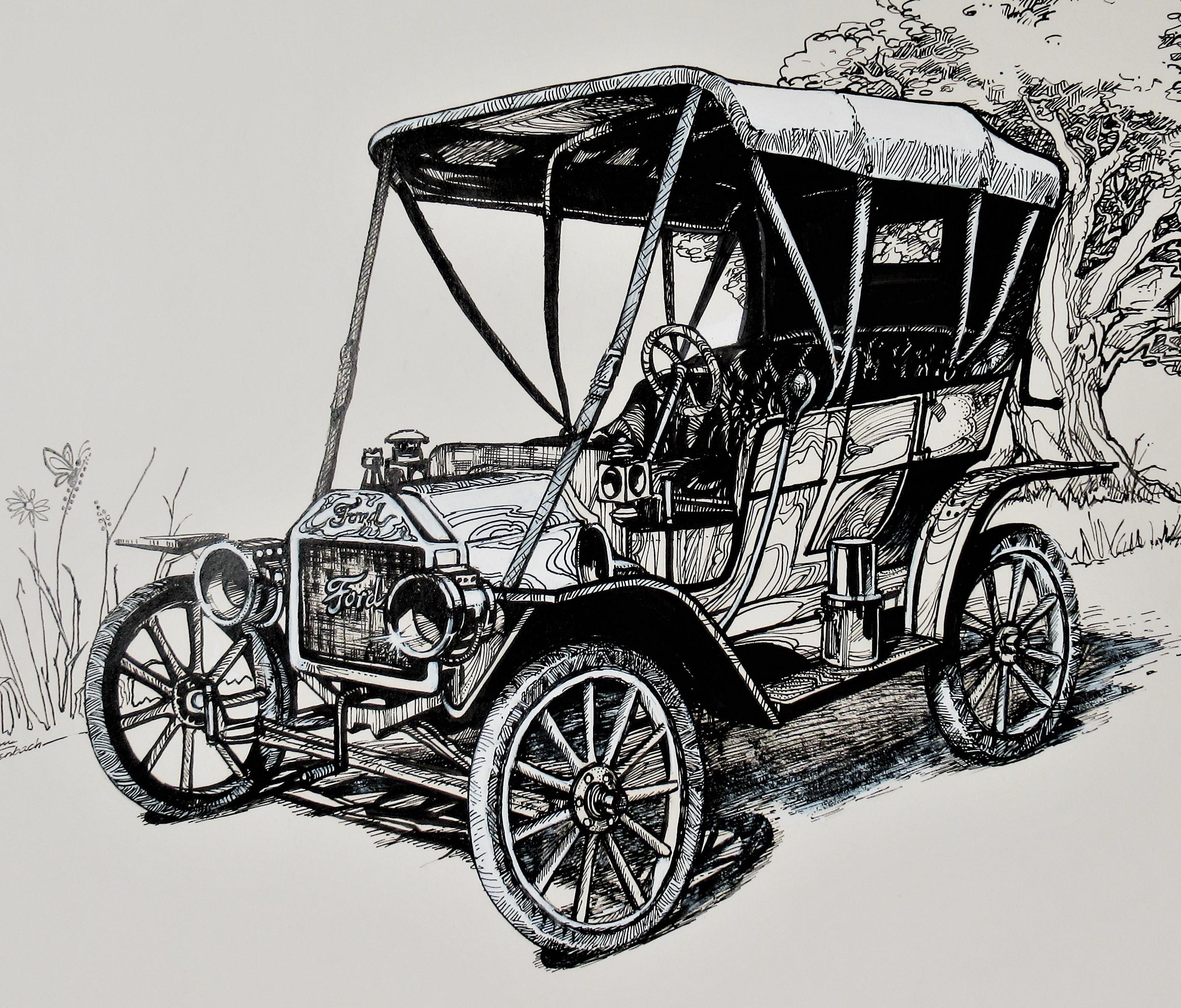 Ford T - Art di Lynn Gertenbach