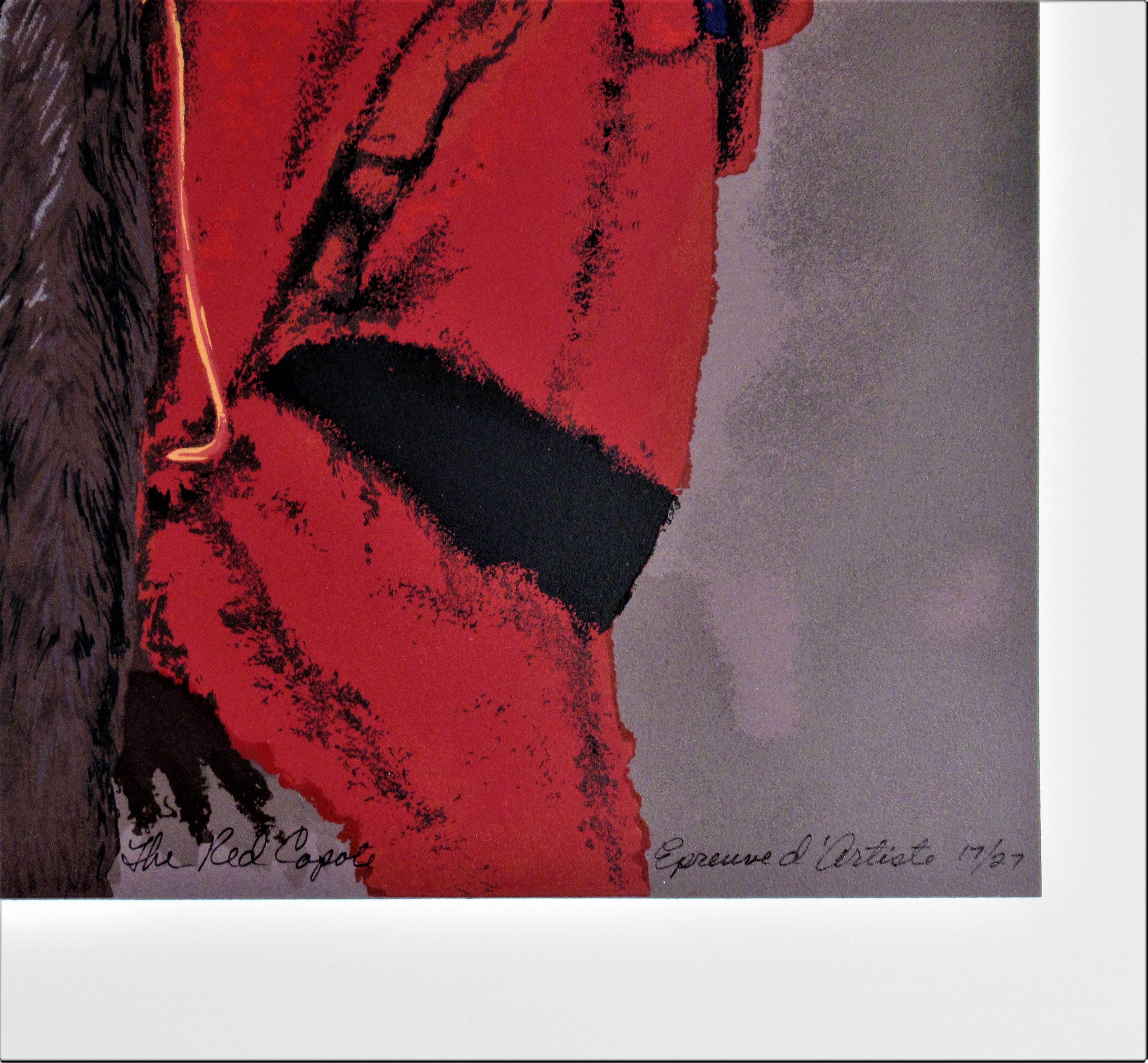 The Red Capote - Realist Print by Penni Anne Cross