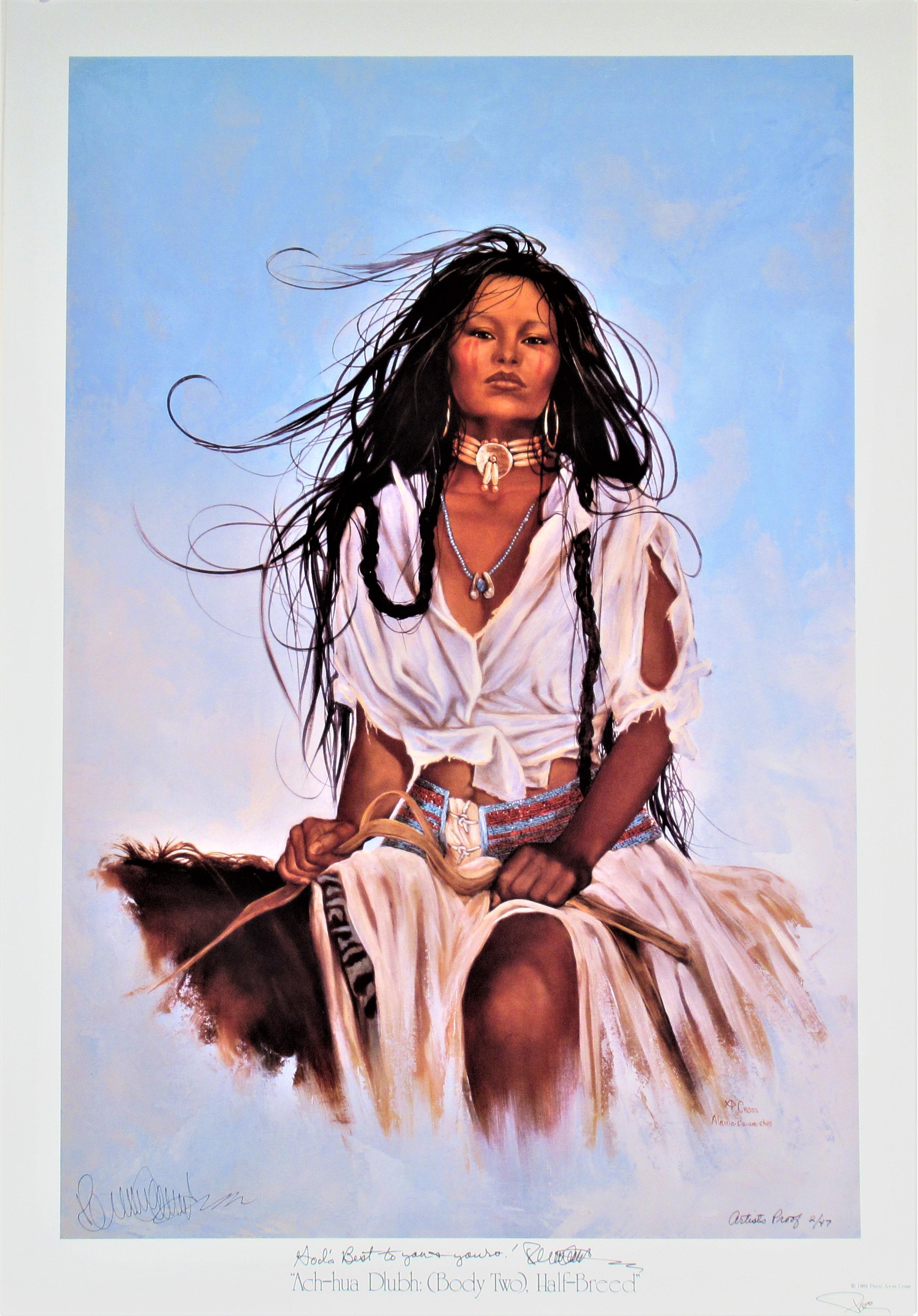 Penni Anne Cross Figurative Print - Ach-Hua Dlubh: (Body Two) Half Breed