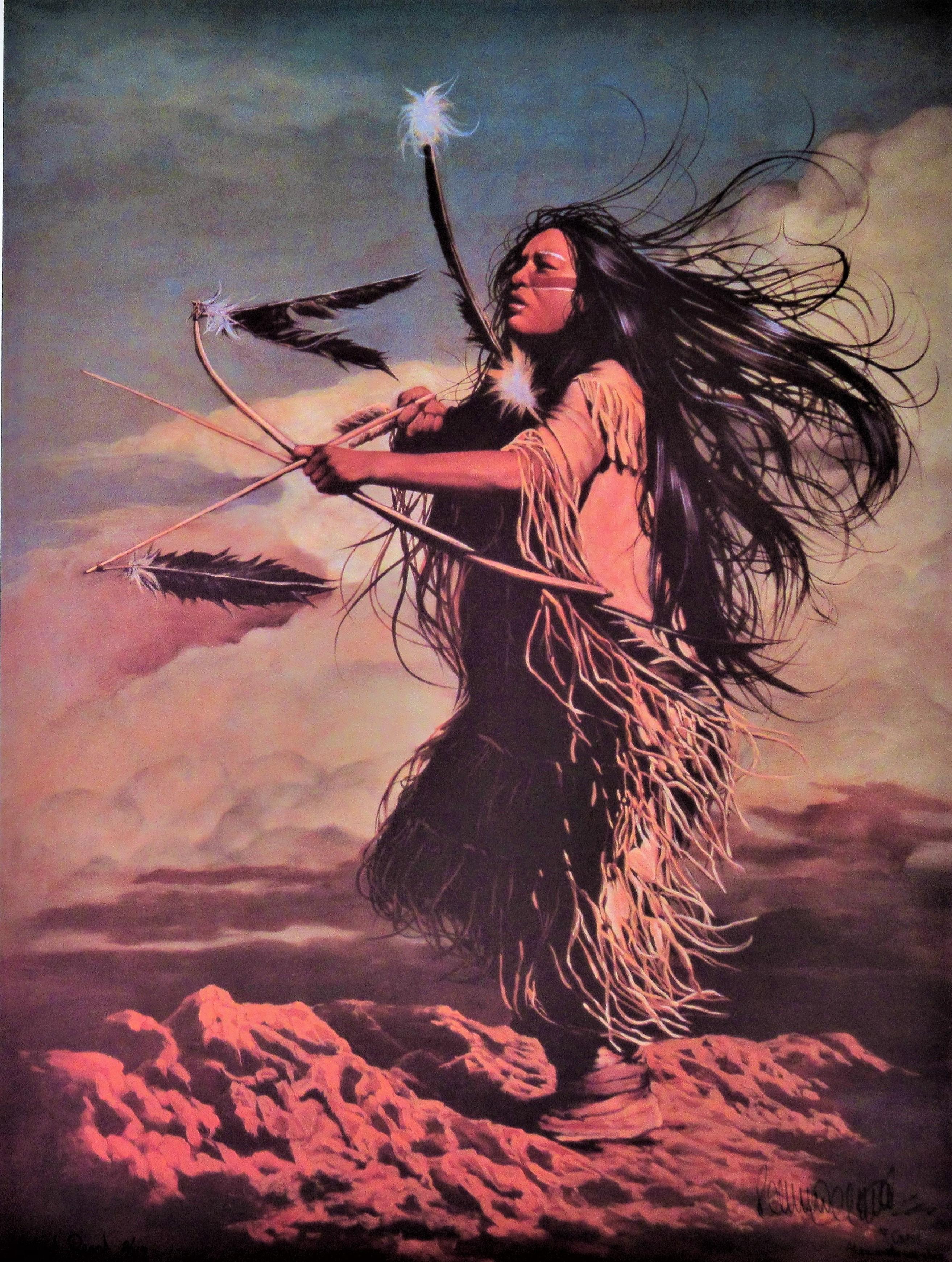 Penni Anne Cross Figurative Print - Dance Apache