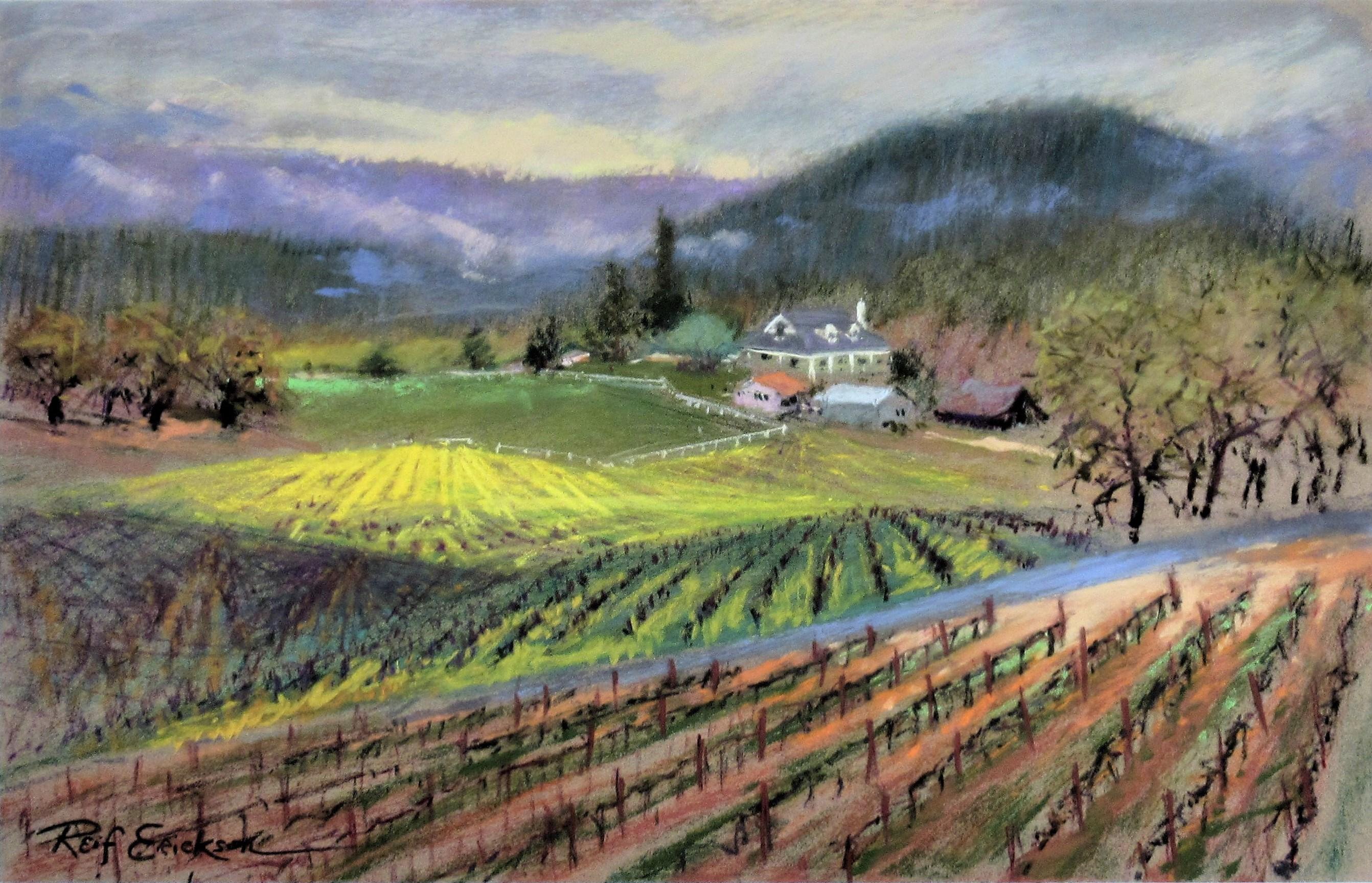 Napa Vineyard – Art von Reif Erickson