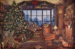 Vintage Fireside Christmas