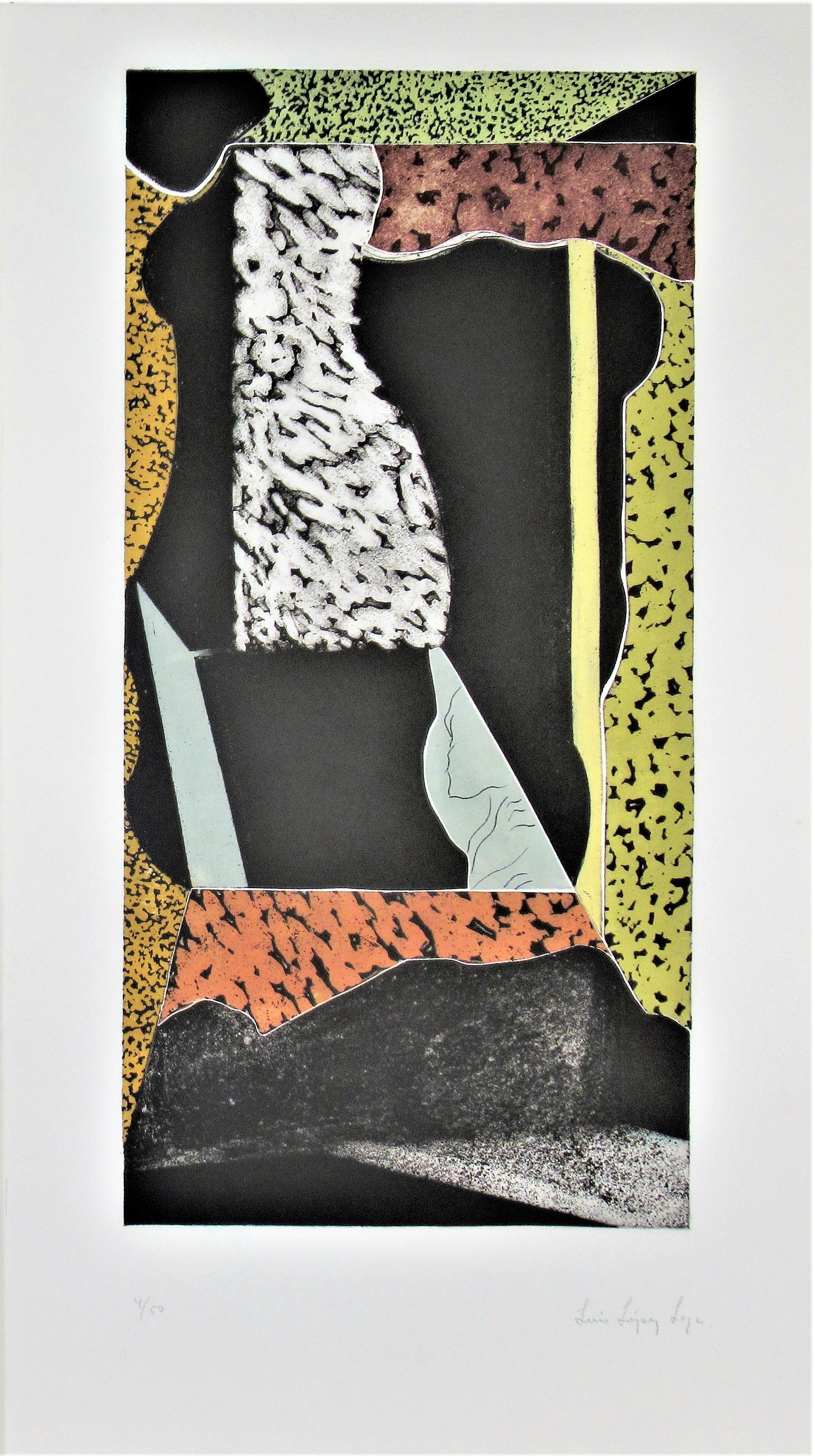 Luis Lopez Loza Abstract Print - Untitled #1