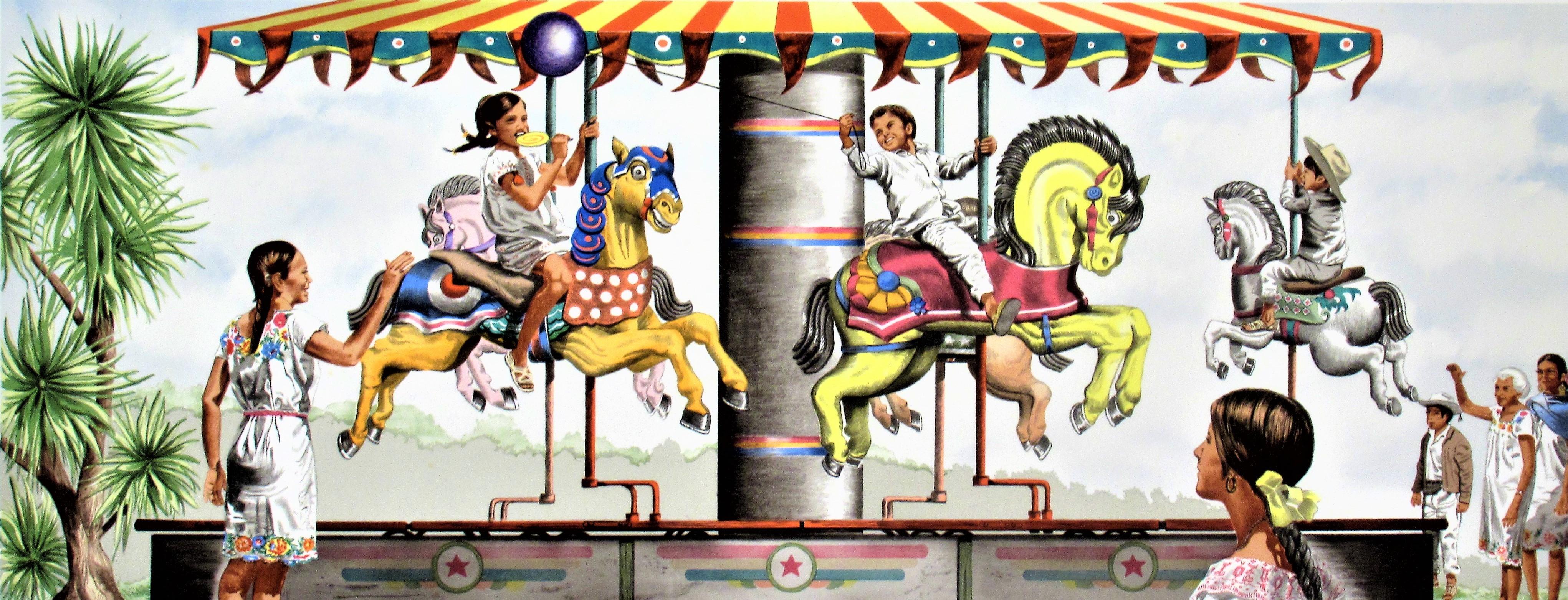 Ride Em Vaquero – Print von Vic Herman