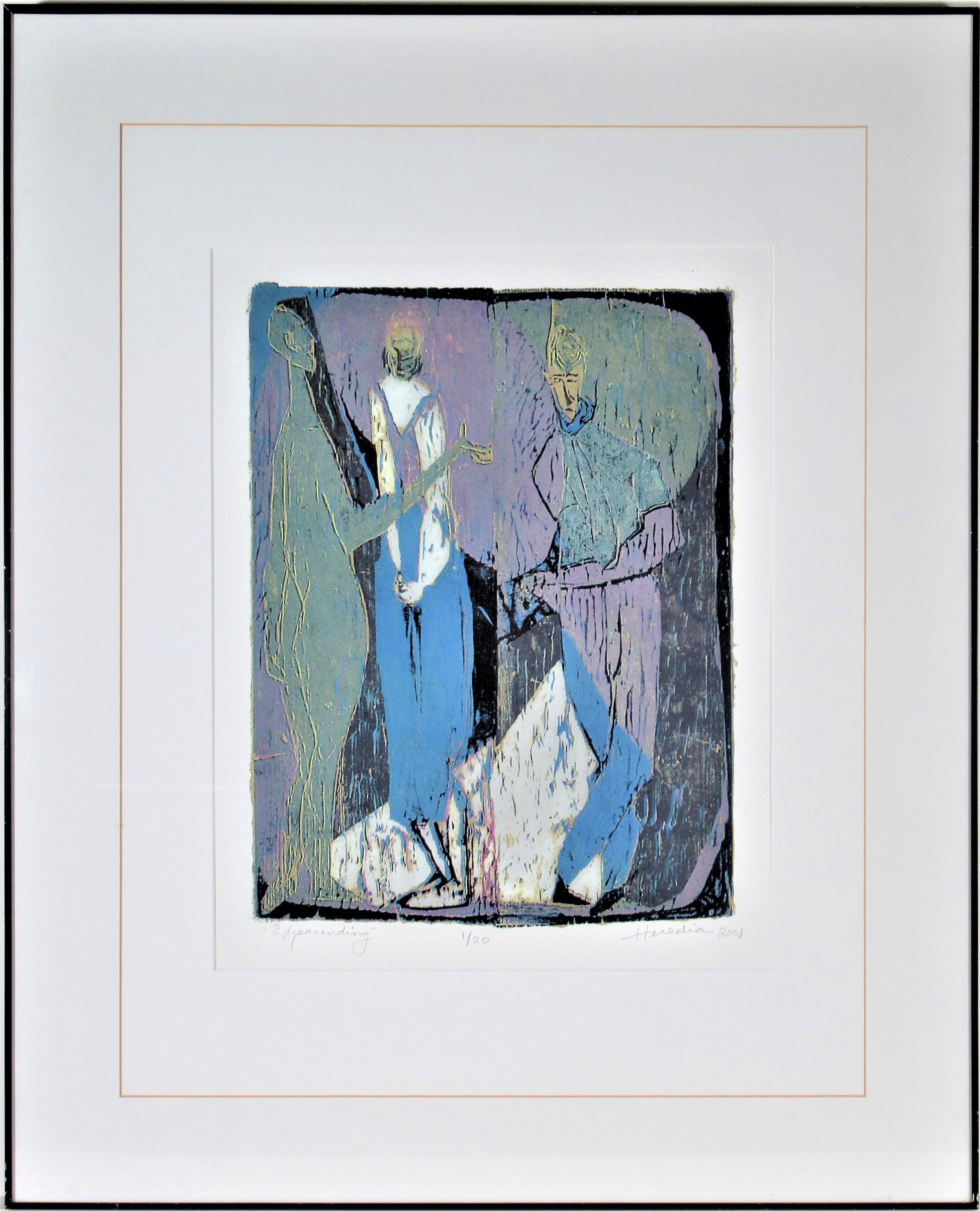 Betty Rees Heredia Abstract Print - Expanding